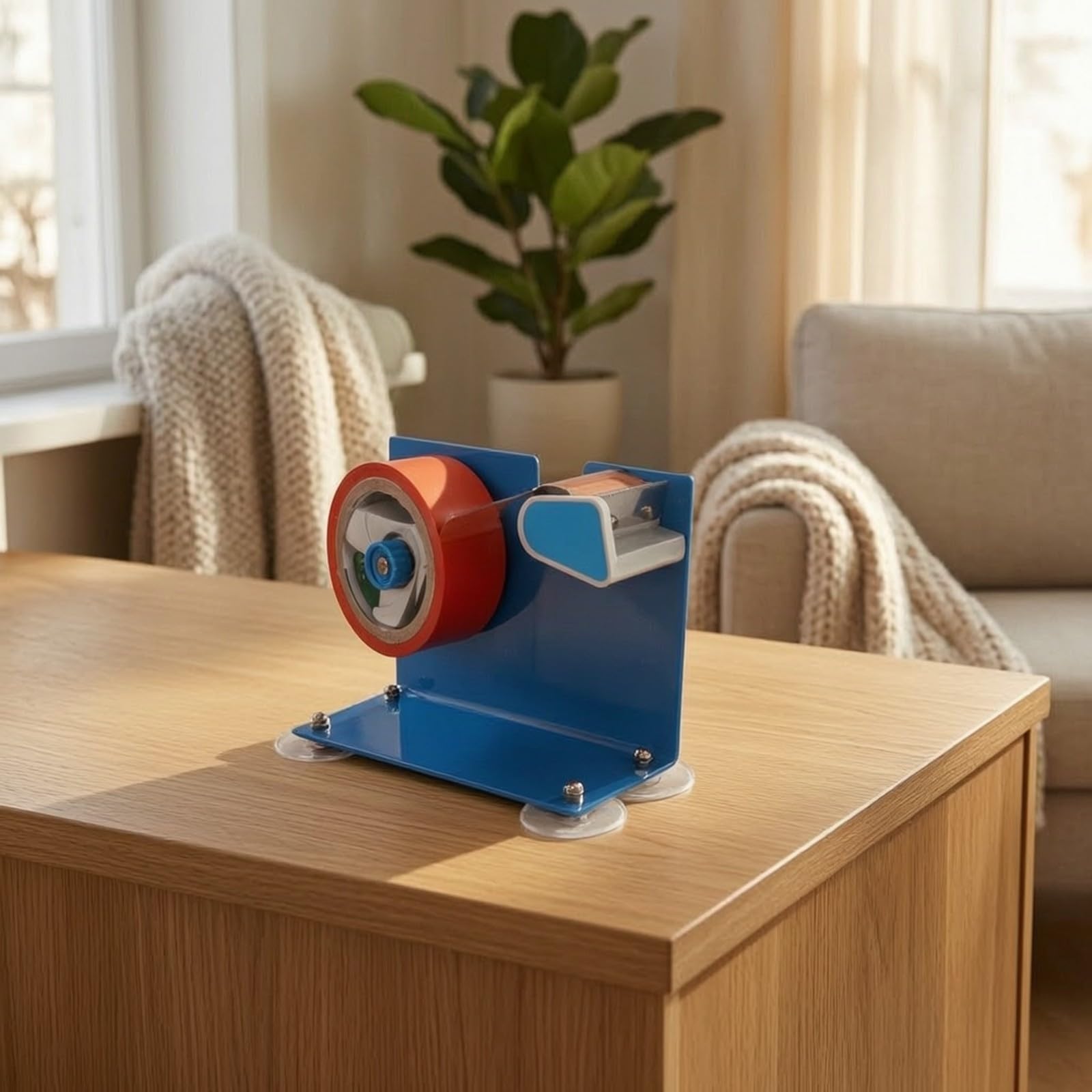 TISHITA Dispenser di Nastro da Banco Pesante | Dispenser per Nastro da Imballo, Professionale, Cancelleria, Ufficio, Scrivania, Professionisti