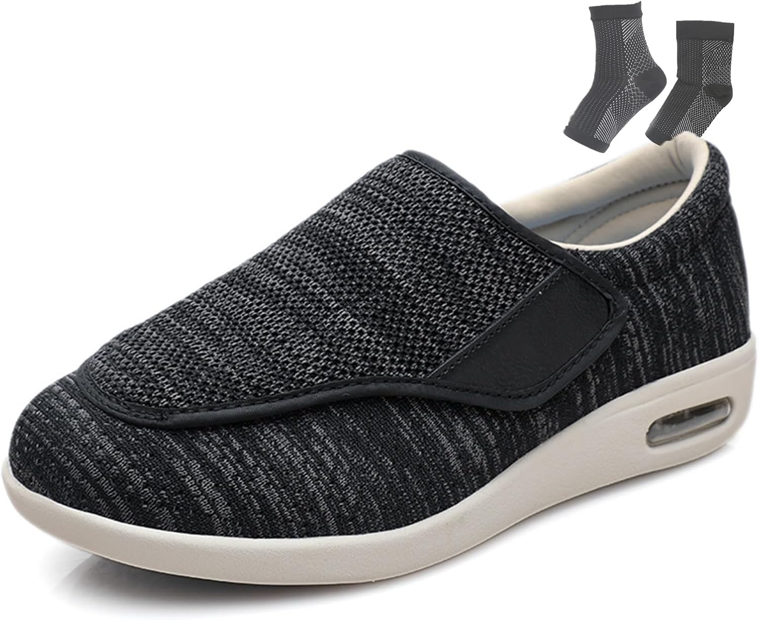 Diabetic Shoes， Extra Wide Suitable for Foot Pain Elderly with Neuropathy