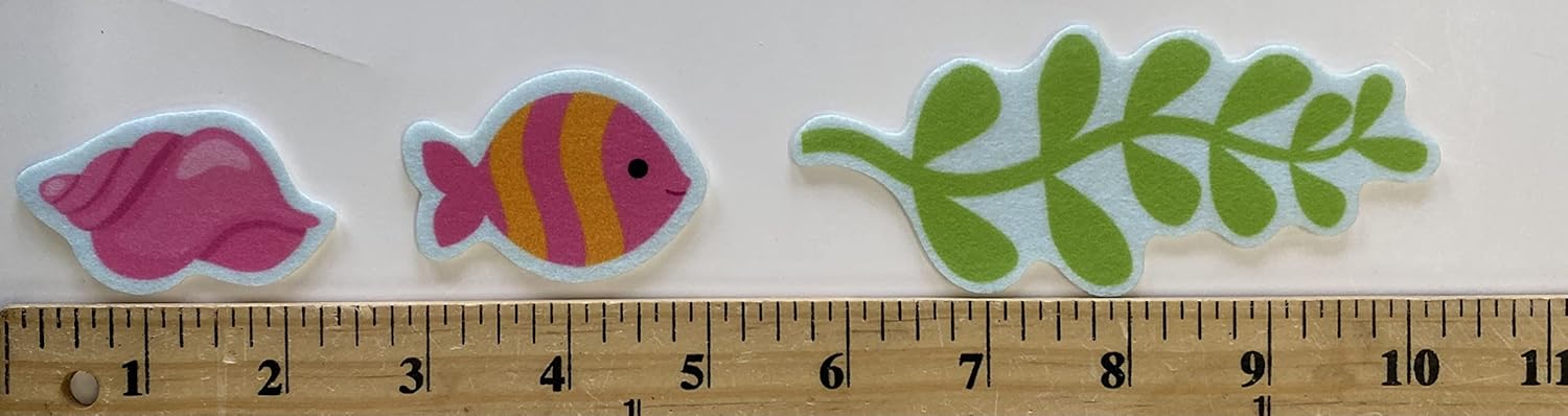 Mermaid Friends Ocean Life Flannel/Felt Board Figures Story Kids Preschool Fun (Figures Only no Background)