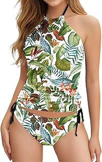 Traje de baño de dos piezas para mujer con estampado de verano camisa de hombre Business