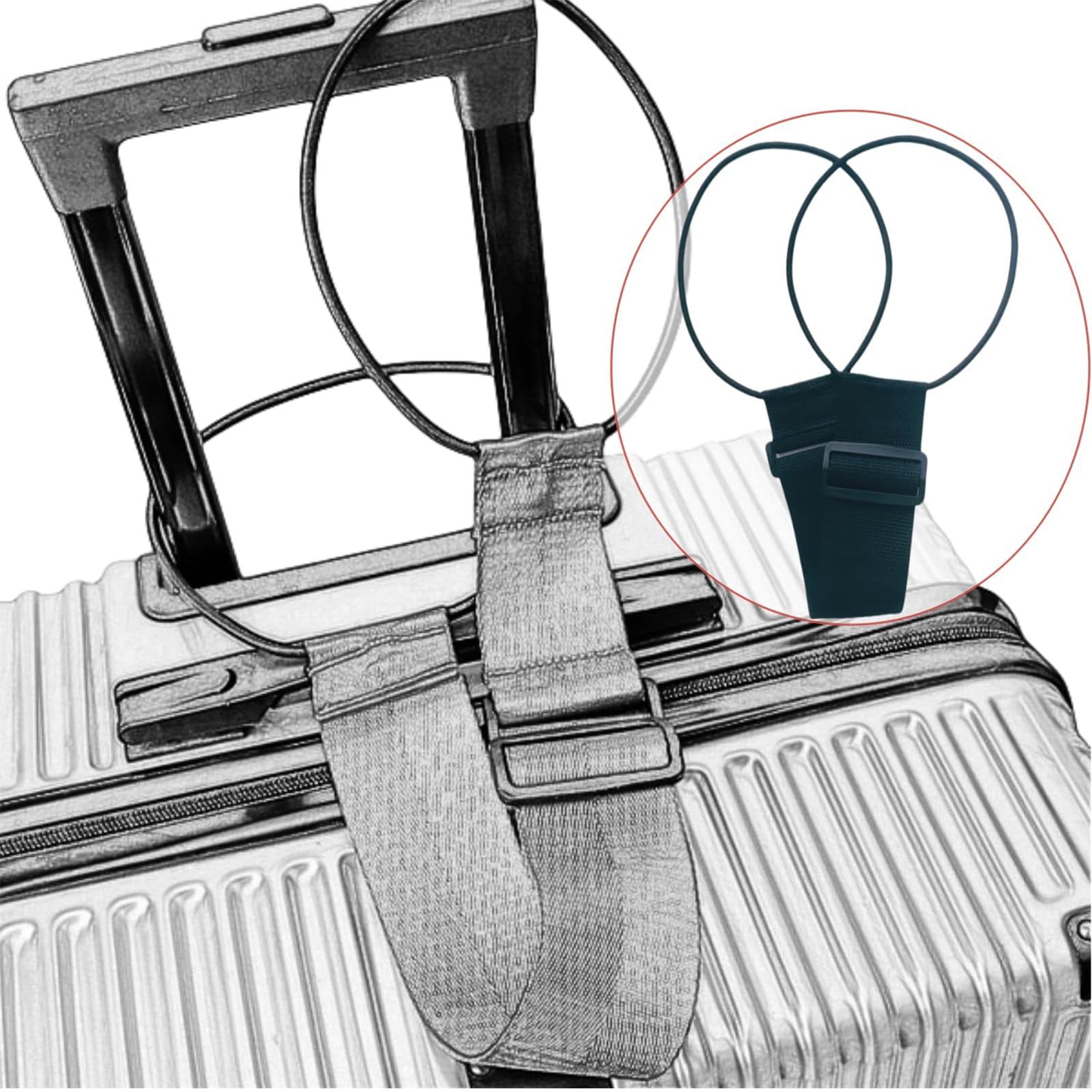 Xinsheinelry Luggage Strap Strap Portable Luggage Packing Elastic Fastening Belt Suitcase Fixed Straps Packing