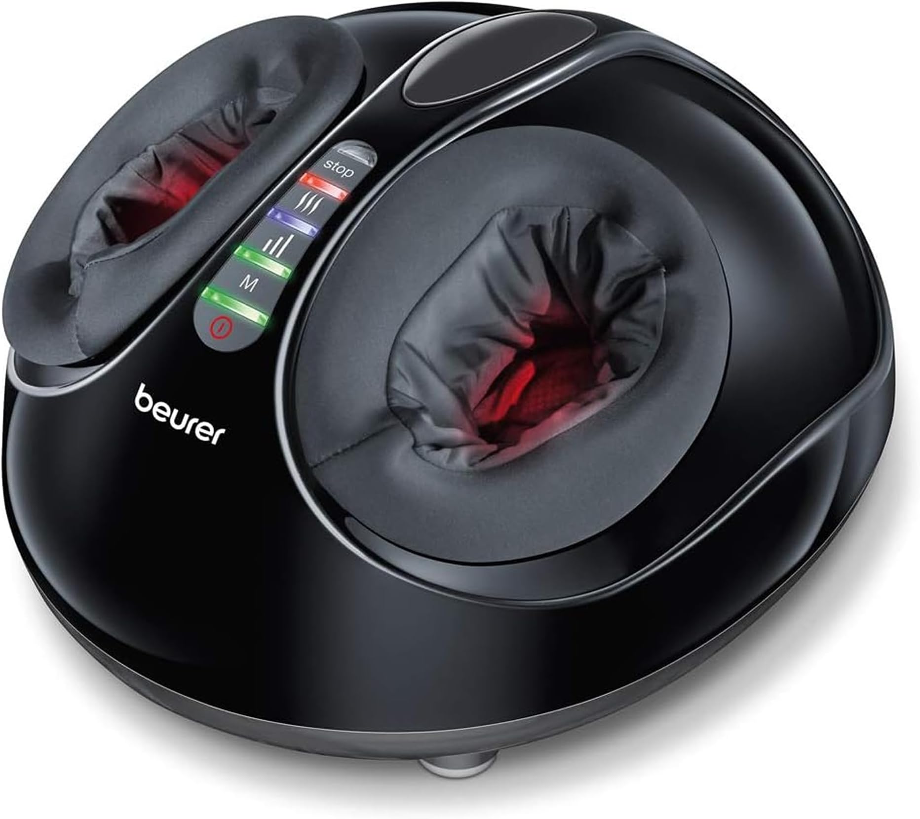 FM90 Shiatsu and Air Compression Foot Massager | Dual Massage Function | Optional Heat Function | 3 pre-Set programmes | 3 Intensity Settings | Washable Cover | Suitable up to Shoe Size 46