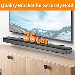 tiebutie Soundbar Wall Mount for Bose WB-300 SoundTouch 300 Sound Bar 300/500/550/600/700/900/950 Smart Ultra Bracket with Hardware Kit, Sound Bar Mount for Bose Soundbar Mounting Bracket Under TV