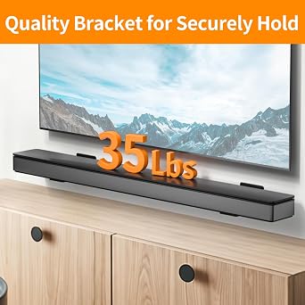 tiebutie Soundbar Wall Mount for Bose WB-300 SoundTouch 300 Sound Bar 300/500/550/600/700/900/950 Smart Ultra Bracket with Hardware Kit, Sound Bar Mount for Bose Soundbar Mounting Bracket Under TV