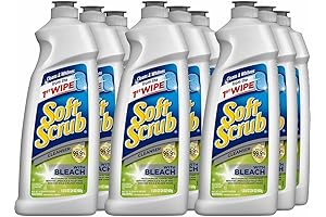 Clorox Soft Scrub with Bleach Cleaner, 24 OZ, 9-Pack