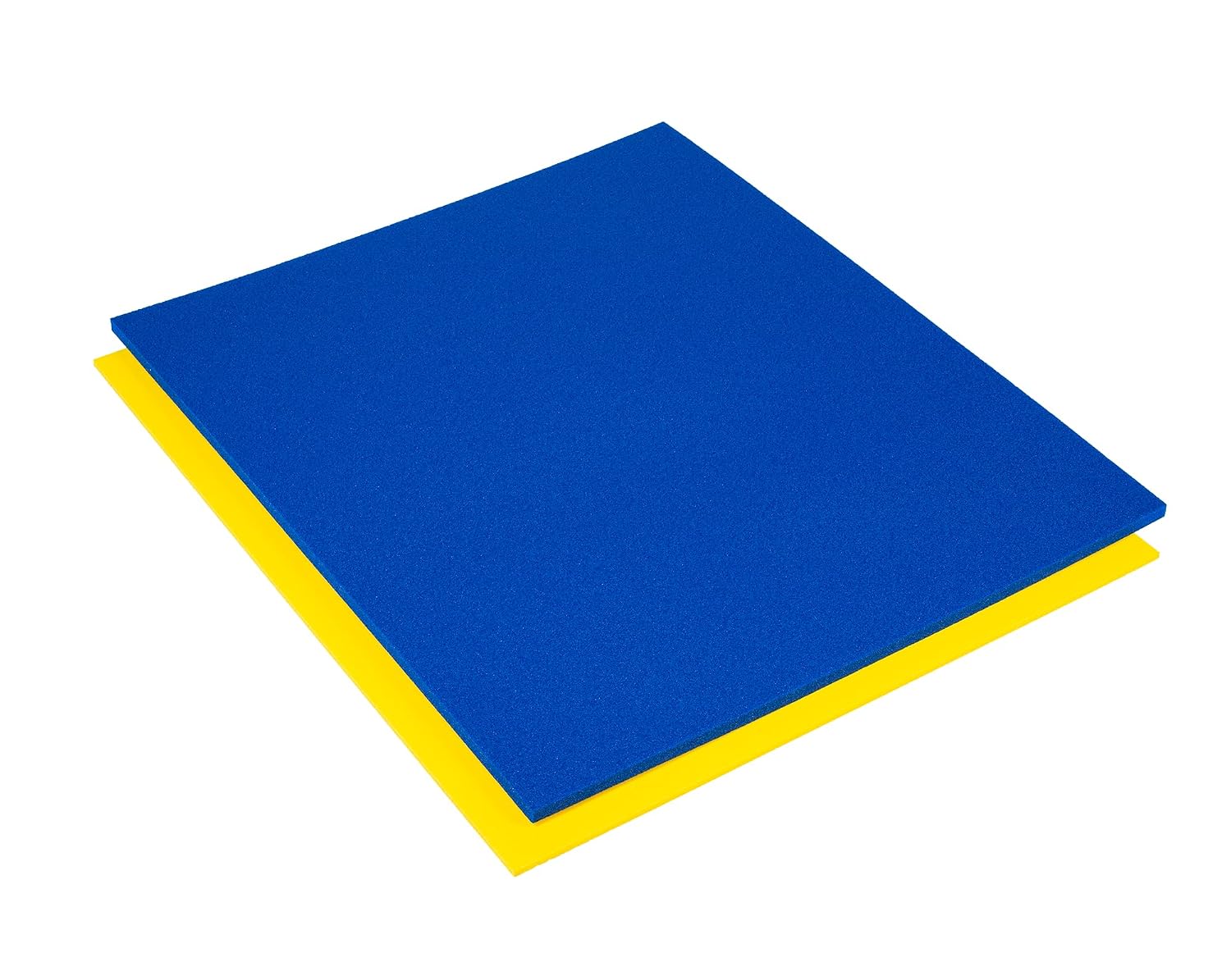 5S Tool Box Shadow Foam Organizers (2 Color) Custom Size (12" x 24", Blue Top/Yellow Bottom)…