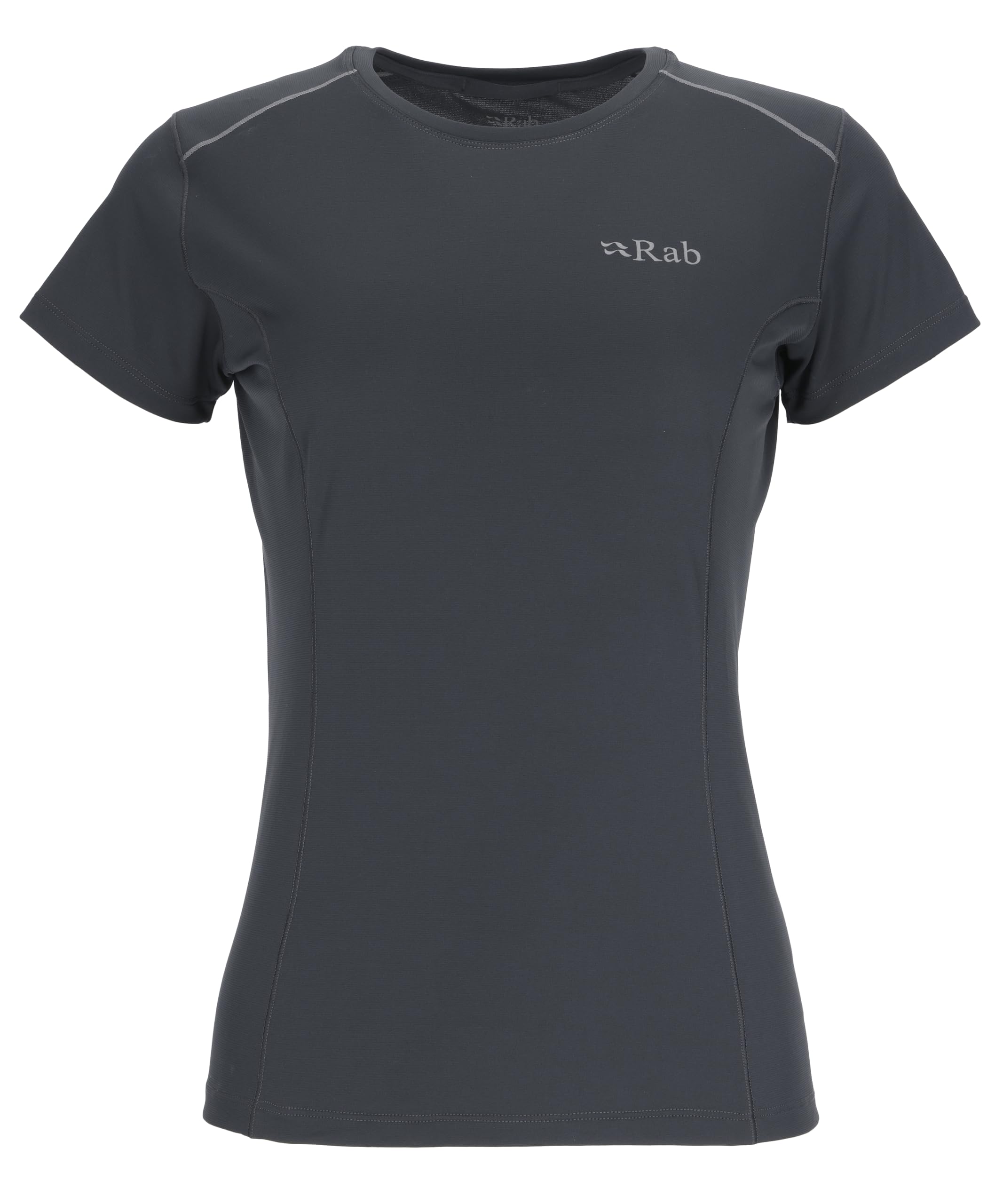 Rab Women's Force Tee Lightweight T-Shirt for Trekking, Climbing, & Trail Running - Beluga - Medium