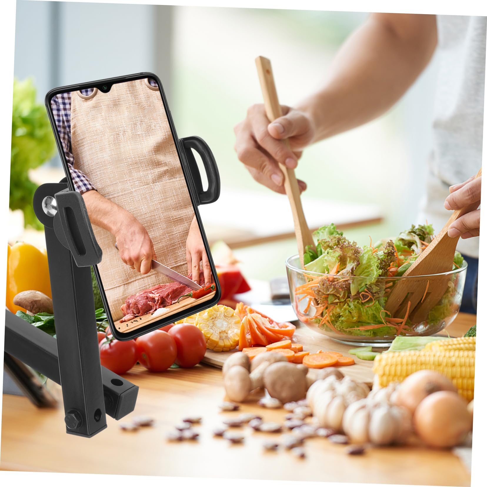 SOIMISS Soporte De Pared Para Teléfono Soporte De Pared Para Tableta Multiángulo Para Teléfono Para Cargar Celular Para Guardar Smartphones Para Uso Casa Oficina o Coche