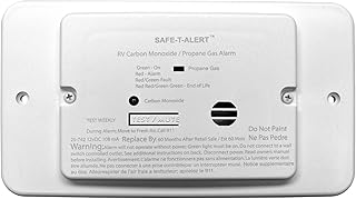 Safe T Alert - Dual LP/CO Alarm - Flush Mount w/Trim Ring White - 25-742-WT-TR