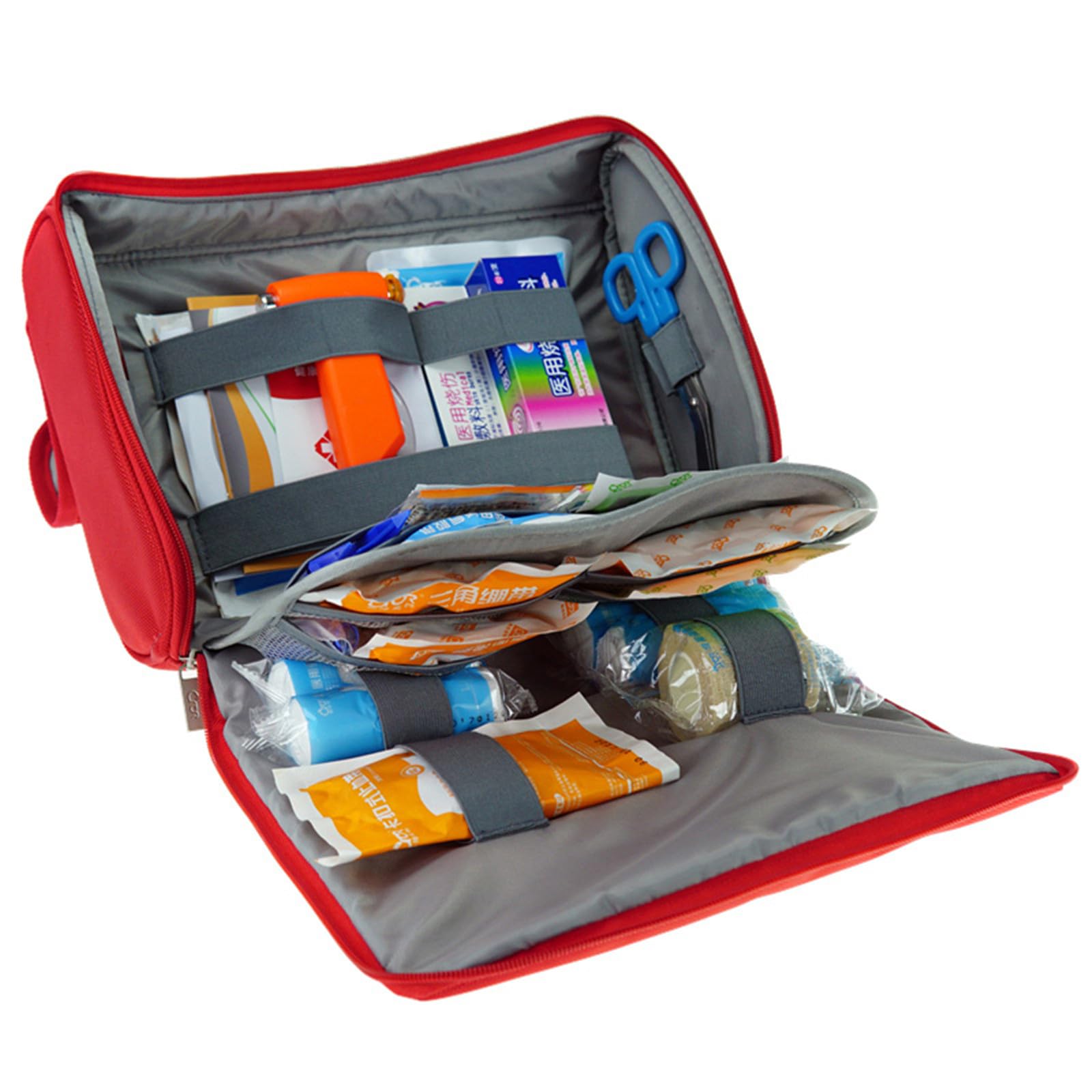 Borsa per traumi di emergenza, vuota, piccola, kit di pronto soccorso, borsa medica di primo soccorso per casa, campeggio, escursionismo, auto, ogni emergenza