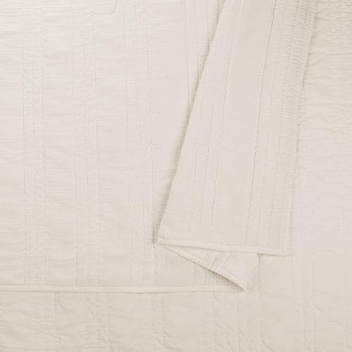 Miniatura 6 de Atmosphere Gauze - Juego de 2 fundas de almohada estándar, ligeras y transpirables para todas las estaciones, color marfil