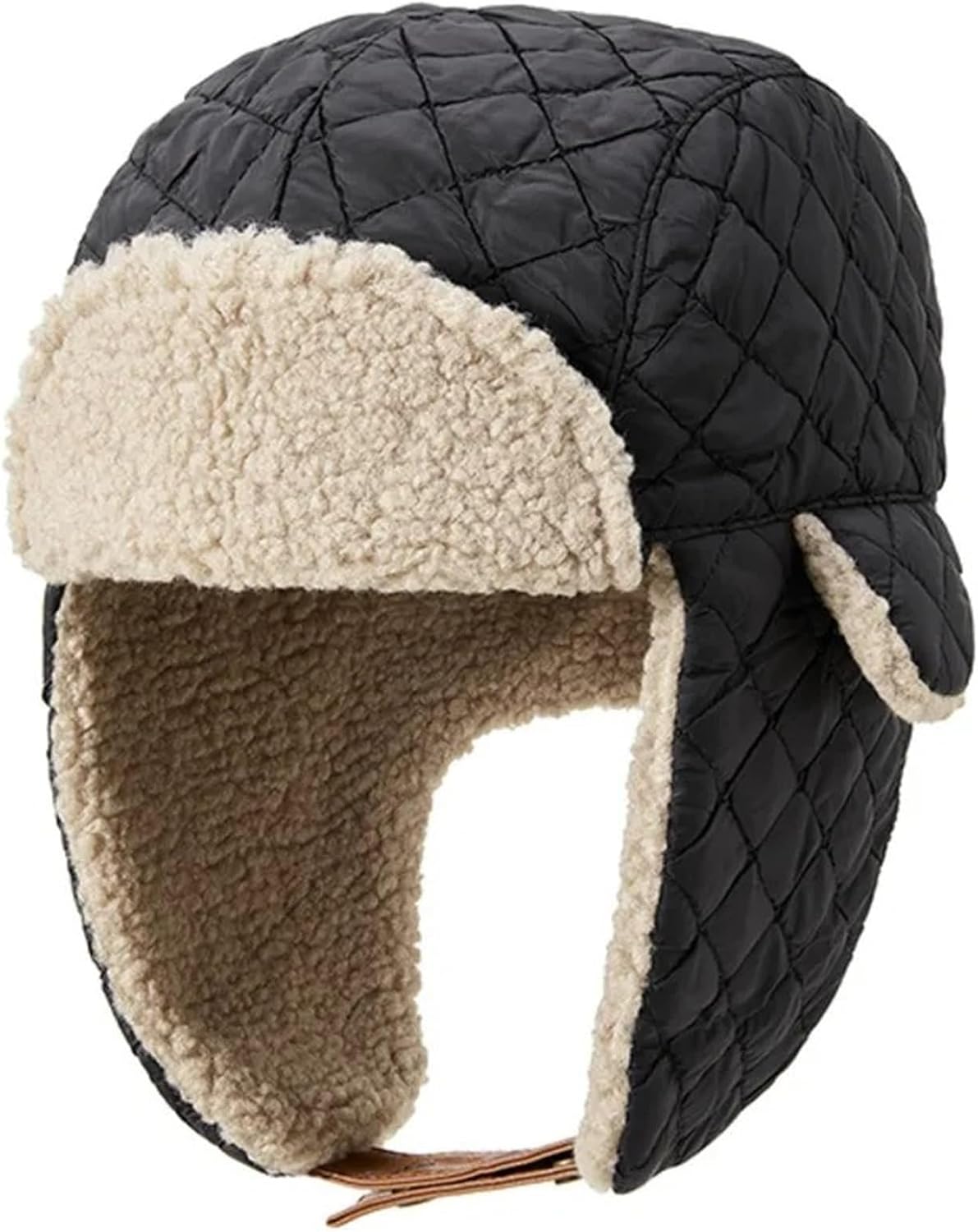 Winter Plush Skiing Cap - Unisex Warm Hat for Adults