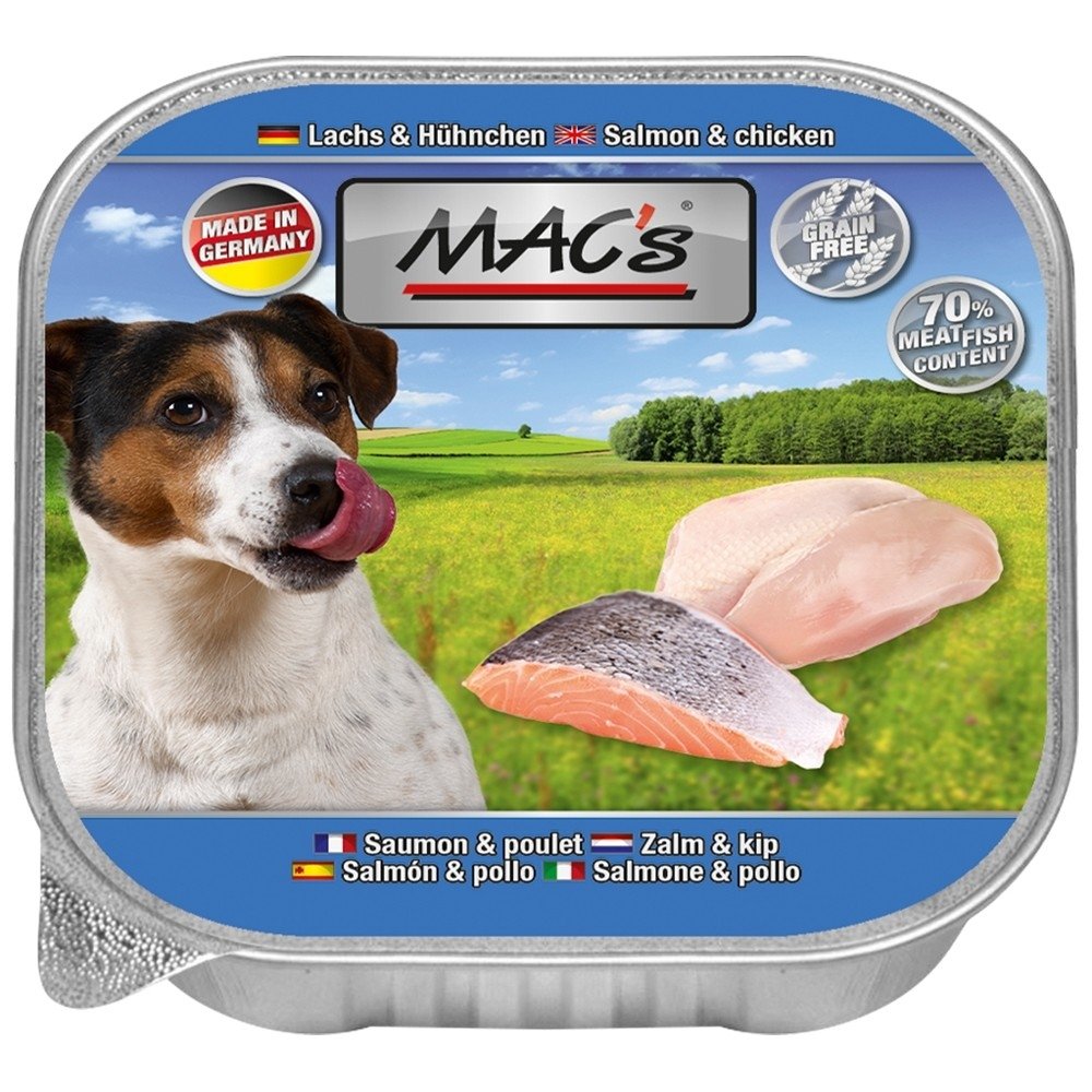 MACs Dog Lachs & Hhnchen | 11x150g Hundenassfutter : Amazon.de: Haustier