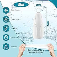 Vista 3 de Accesorio de silicona reutilizable para funda elástica a prueba de fugas, fundas a prueba de fugas, accesorio reutilizable para artículos de tocador