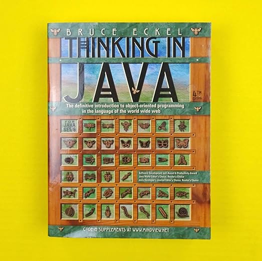 Thinking in Java: The definitive introduction to object-oriented ...