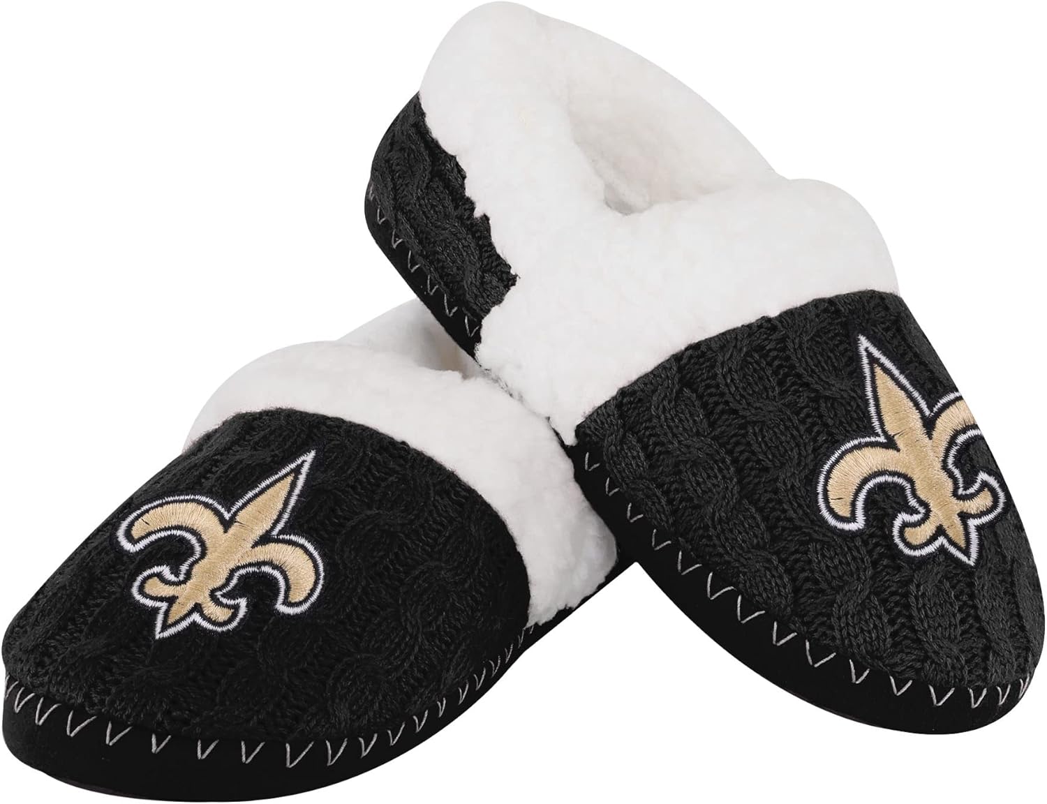 FOCO Womens NFL Team Color Moccasin Slippers