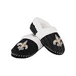 FOCO New Orleans Saints NFL NFL Womens Team Color Moccasin Slipper - L