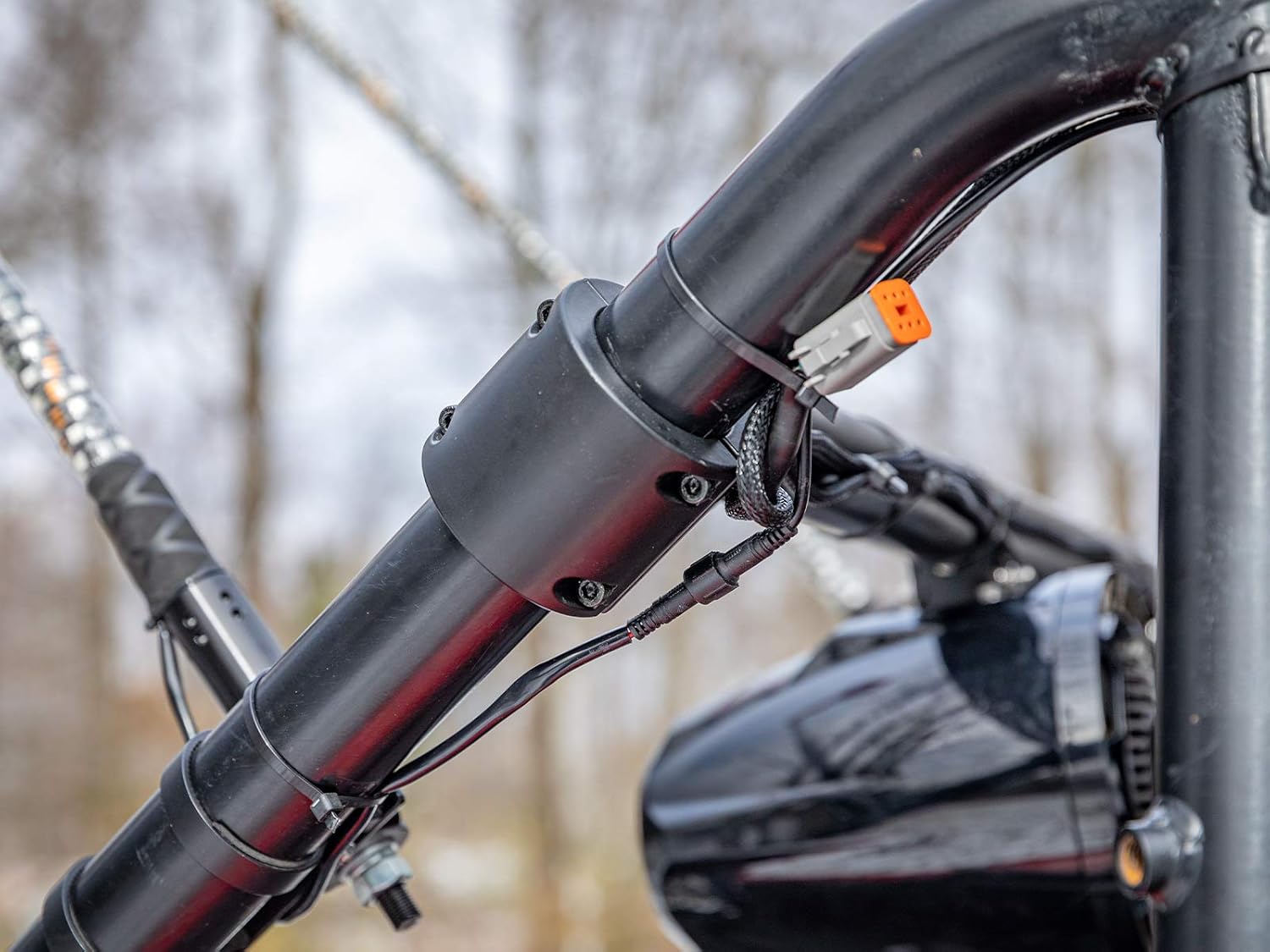 SuperATV Wakeboard Speaker Mount for 2019+ Honda Talon 1000X / 1000R | 2020+ Talon 1000X-4 | 1-3/4" DOM Steel Tube Construction | Secures to Rear of Honda | Includes 2” Adjustable Clamps