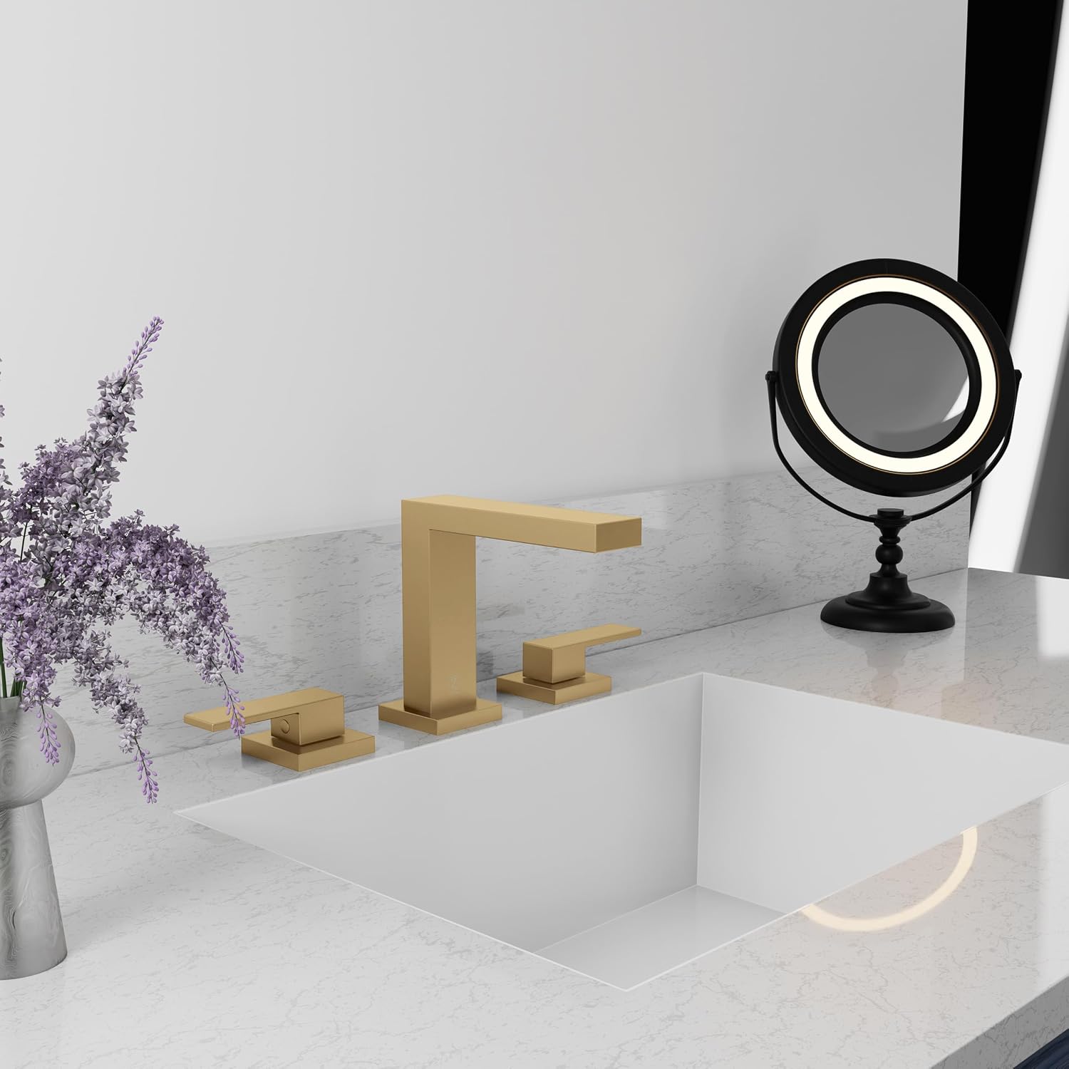 ZLINE Palisades Modern Widespread Bath Faucet in Champagne Bronze (RBCN3-BF-CB)