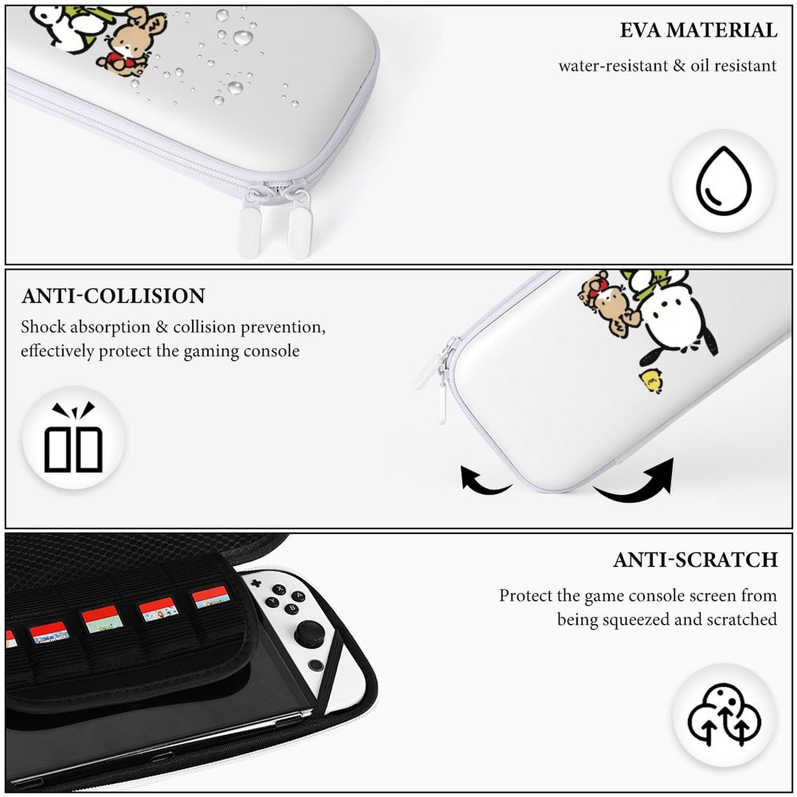 Amazon.co.jp: ポチャッコ Switch 有機el ケース Switch ケース ハード