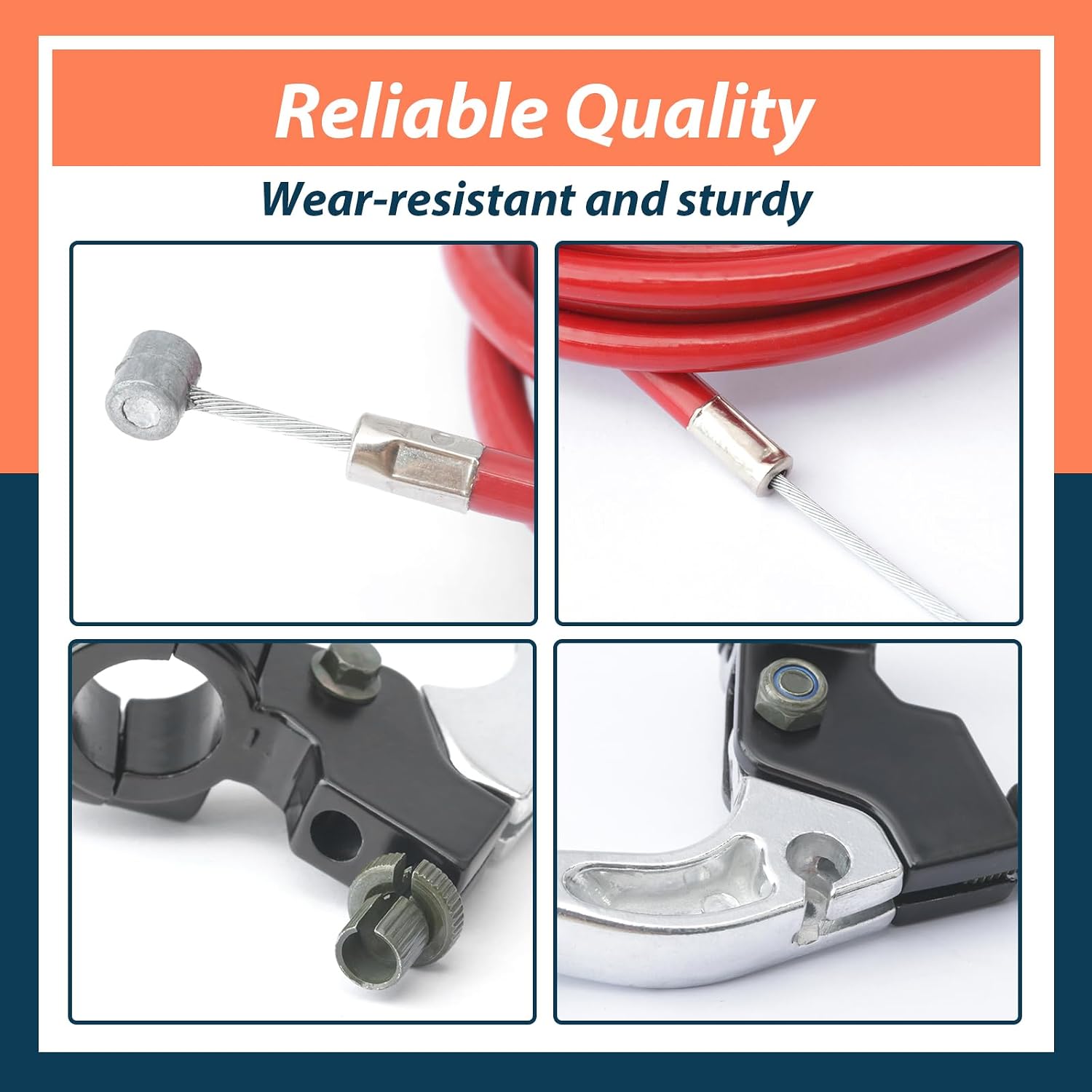 Mini Bike Brake Lever Kit & Brake Caliper Replacement for Coleman CT100U CC100X, for Baja DB30, for Motovox MBX10 MBX11, for Monster Moto MMB80 MMB105, for Predator 79cc 97cc 100cc