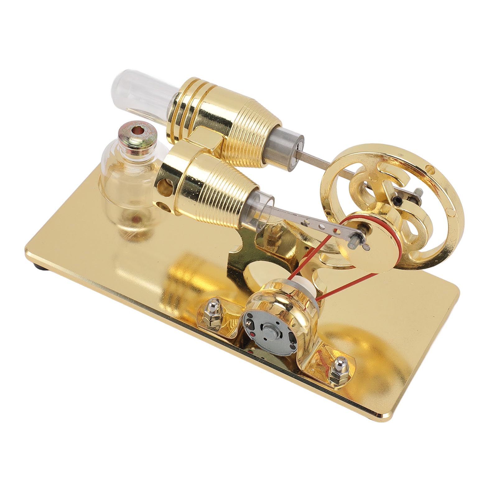 Motore Stirling con Lampadina a LED (GOLD)