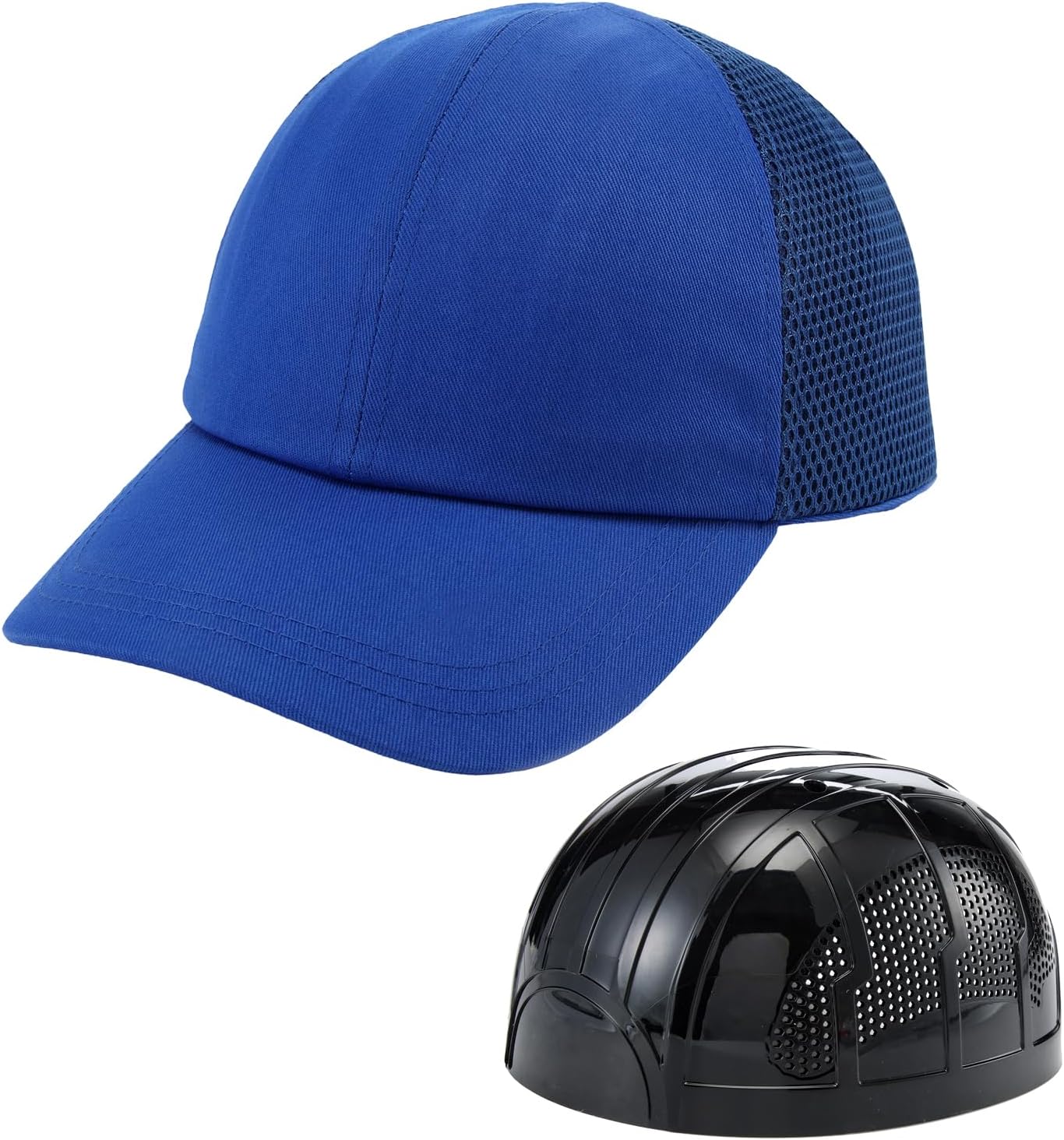 Safety Bump Cap Hat Baseball Cap Style Safety Hat Breathable Lightweight Hard Hats for Unisex Breathable Hard Hat Head Protection Cap