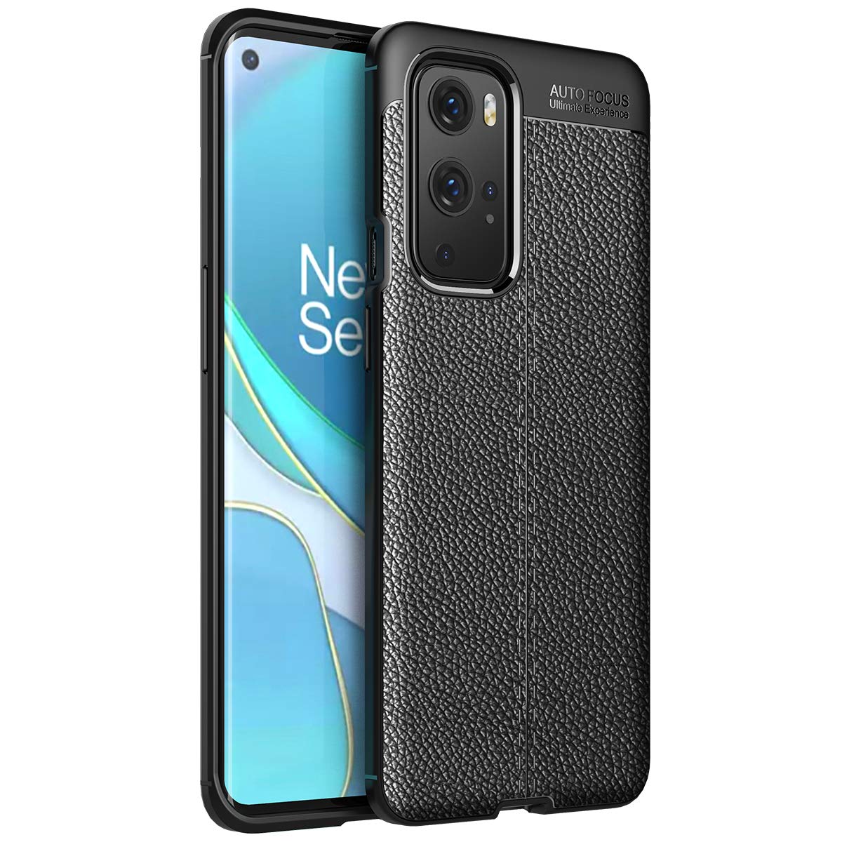 Custodia In TPU Nera Per Oneplus 9R – Morbida, Antiurto, Sottile E Antiscivolo