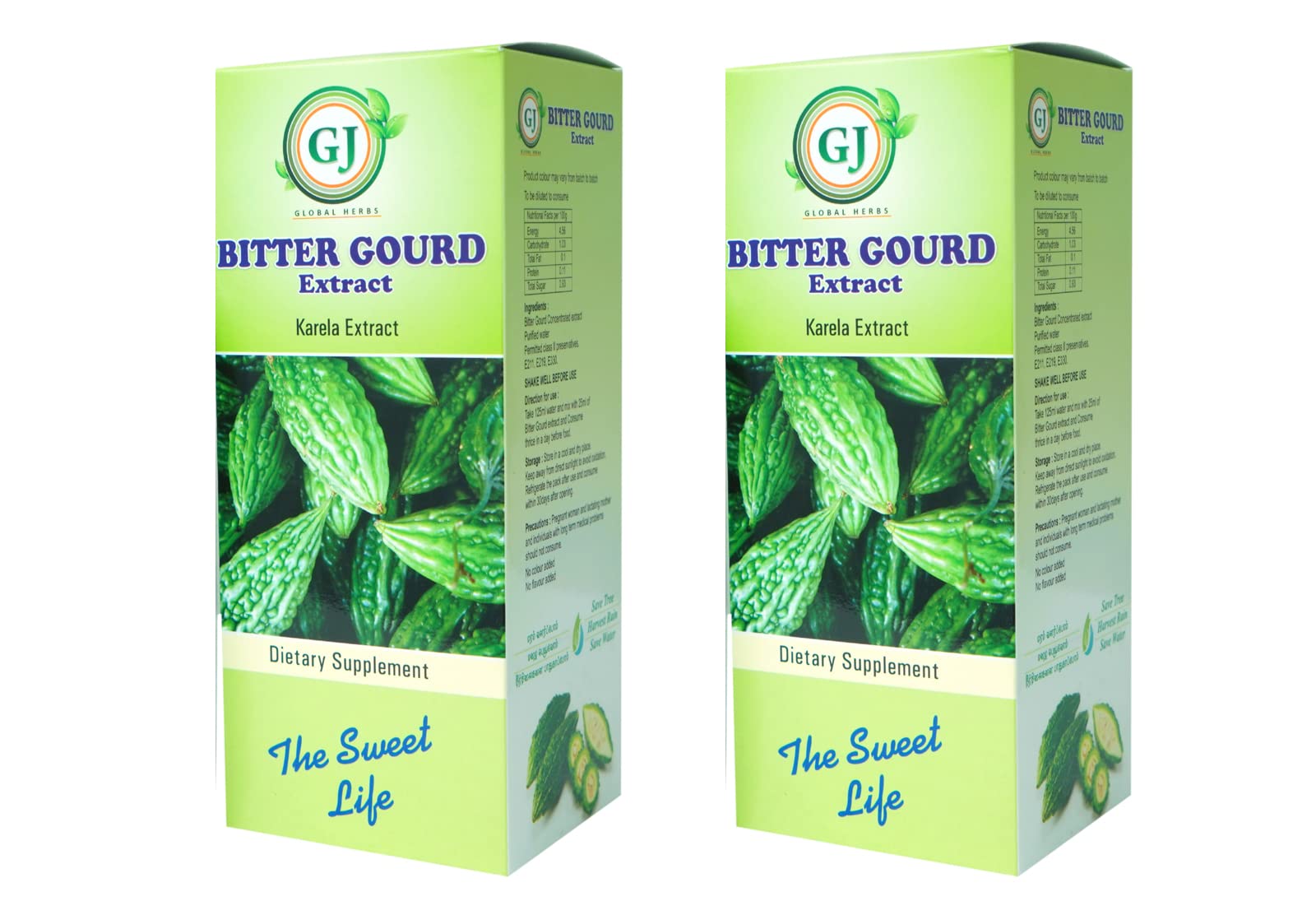 Bitter Gourd Juice (Combo Of 2)- 500Ml + 500Ml