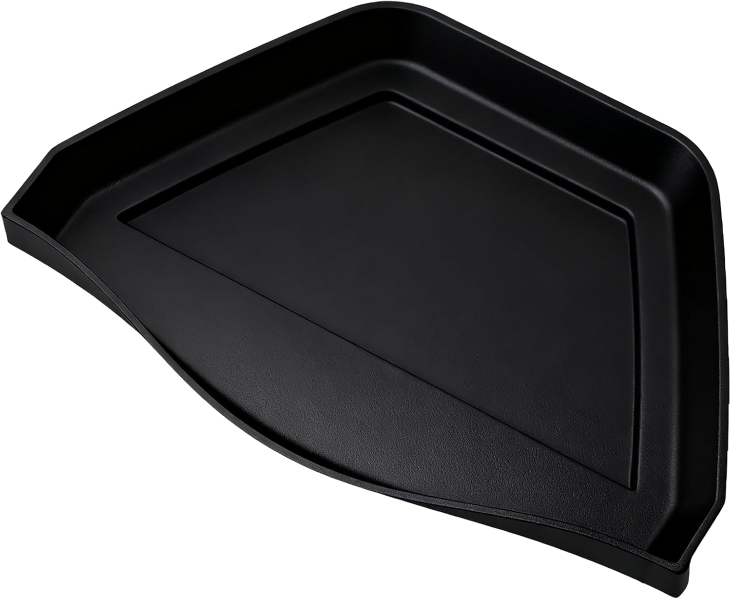 Universal Drip Tray, Compatible with Whirlpool & Bottom-Dispenser Refrigerators | Leak Catcher Tray, Easy-Clean Black PETG