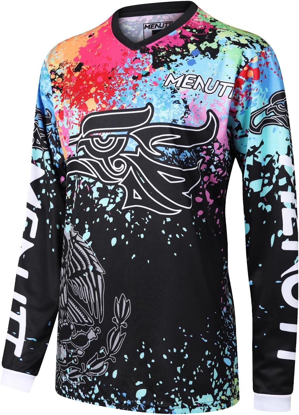 Women Mountain Bike Shirts Long Sleeve Mexico MTB Off-Road Motocross Jersey Quick Dry&Moisture-Wicking - Image 2