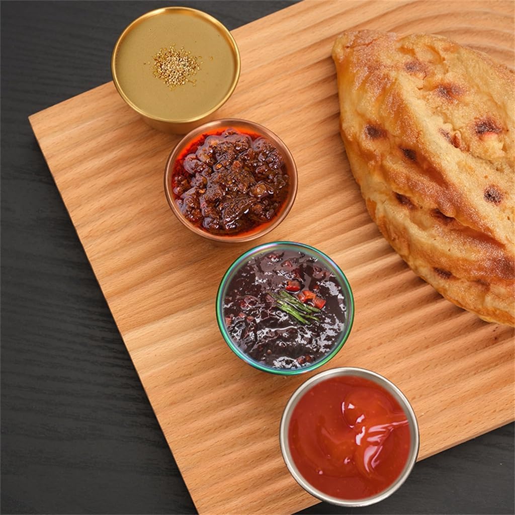 304 Stainless Steel Dipping Dish Sauce Tomato Seasoning Restaurant Tableware Small