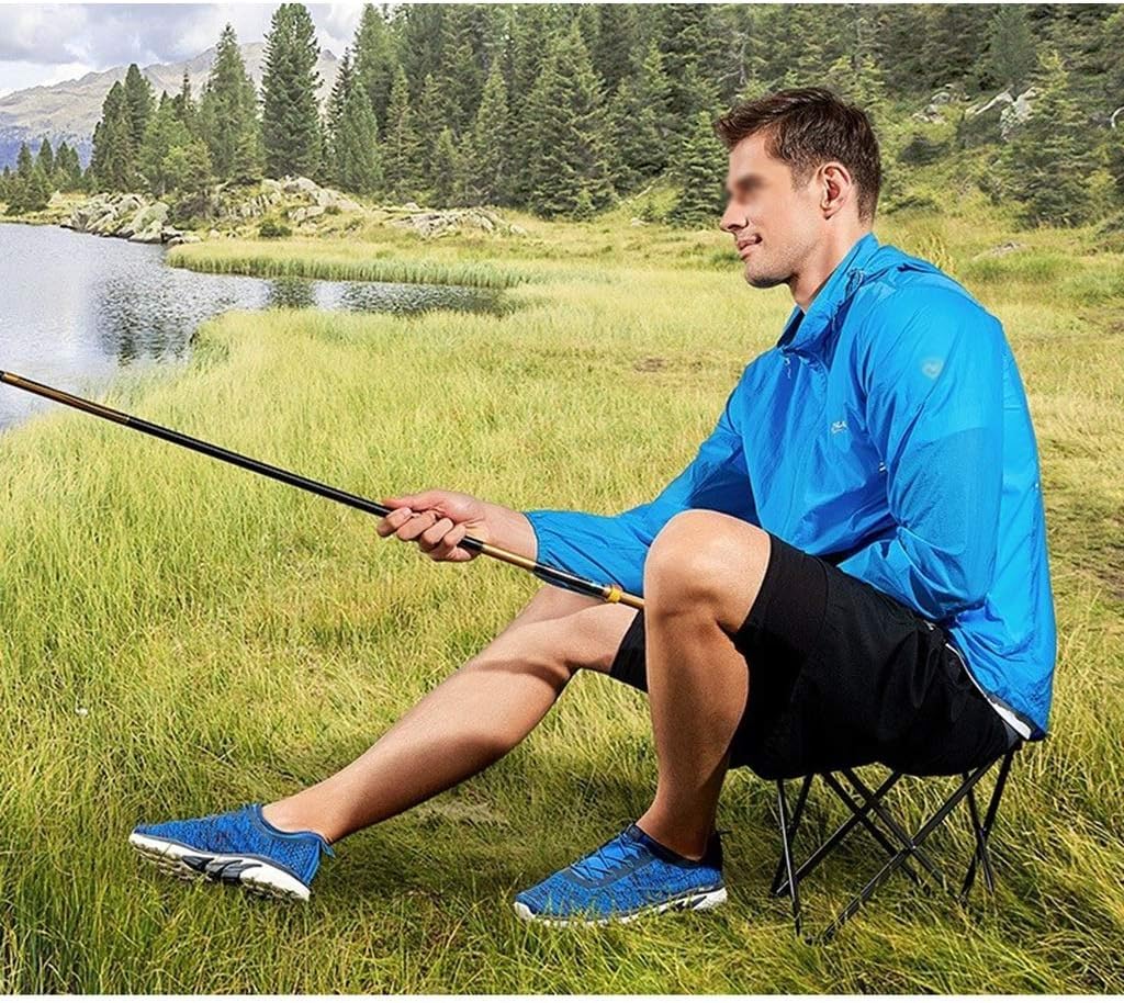 panchina del Campeggio, Sgabello da Spiaggia, Piccola Sedia Pieghevole Portatile for Escursionismo Campeggio Pesca Picnic Barbecue Viaggio Zaino in Spalla Sedile Giardino