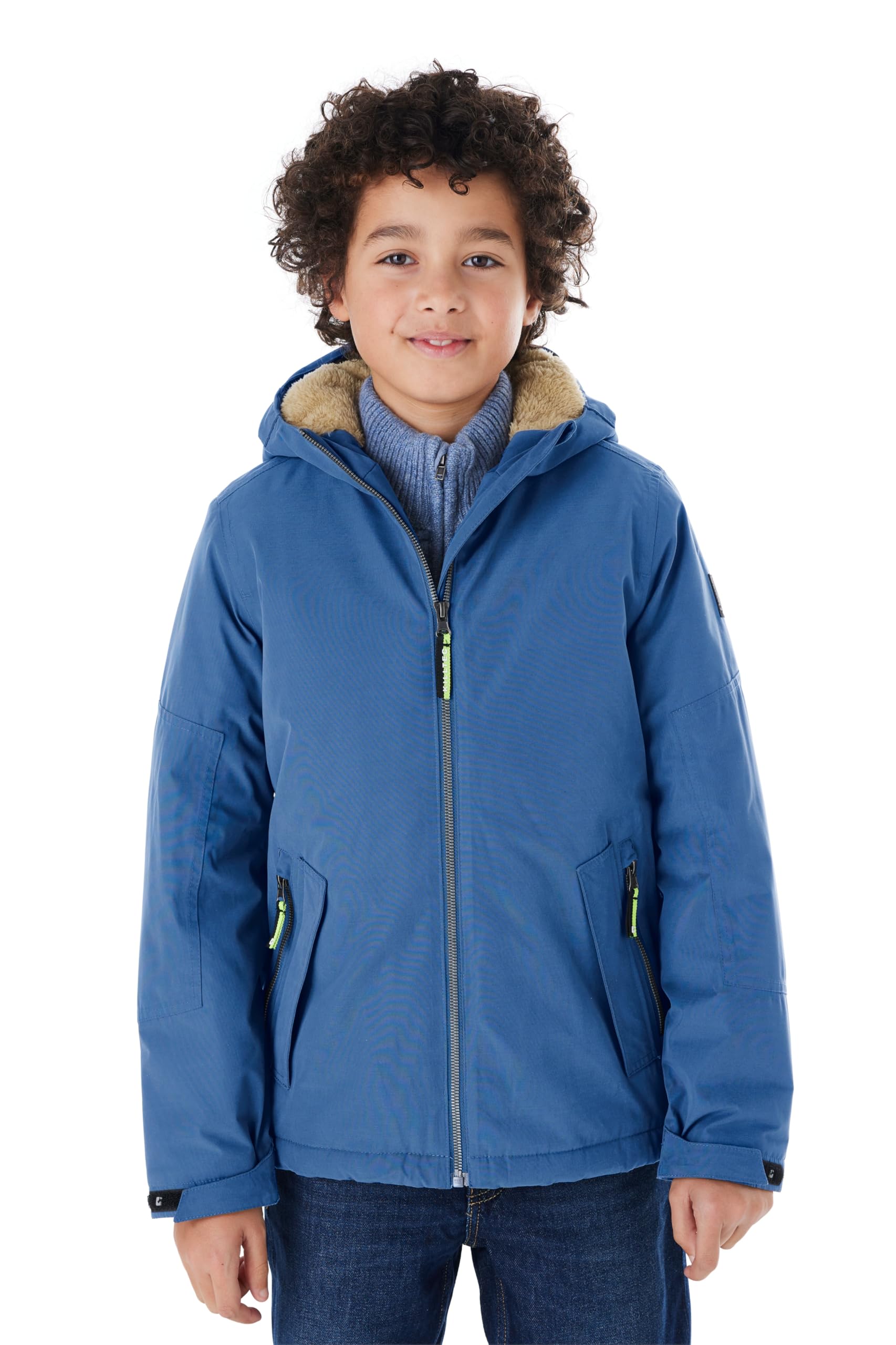 Killtec Jungen Kow 377 Bys Jckt Funktionsjacke/Winterjacke mit Kapuze