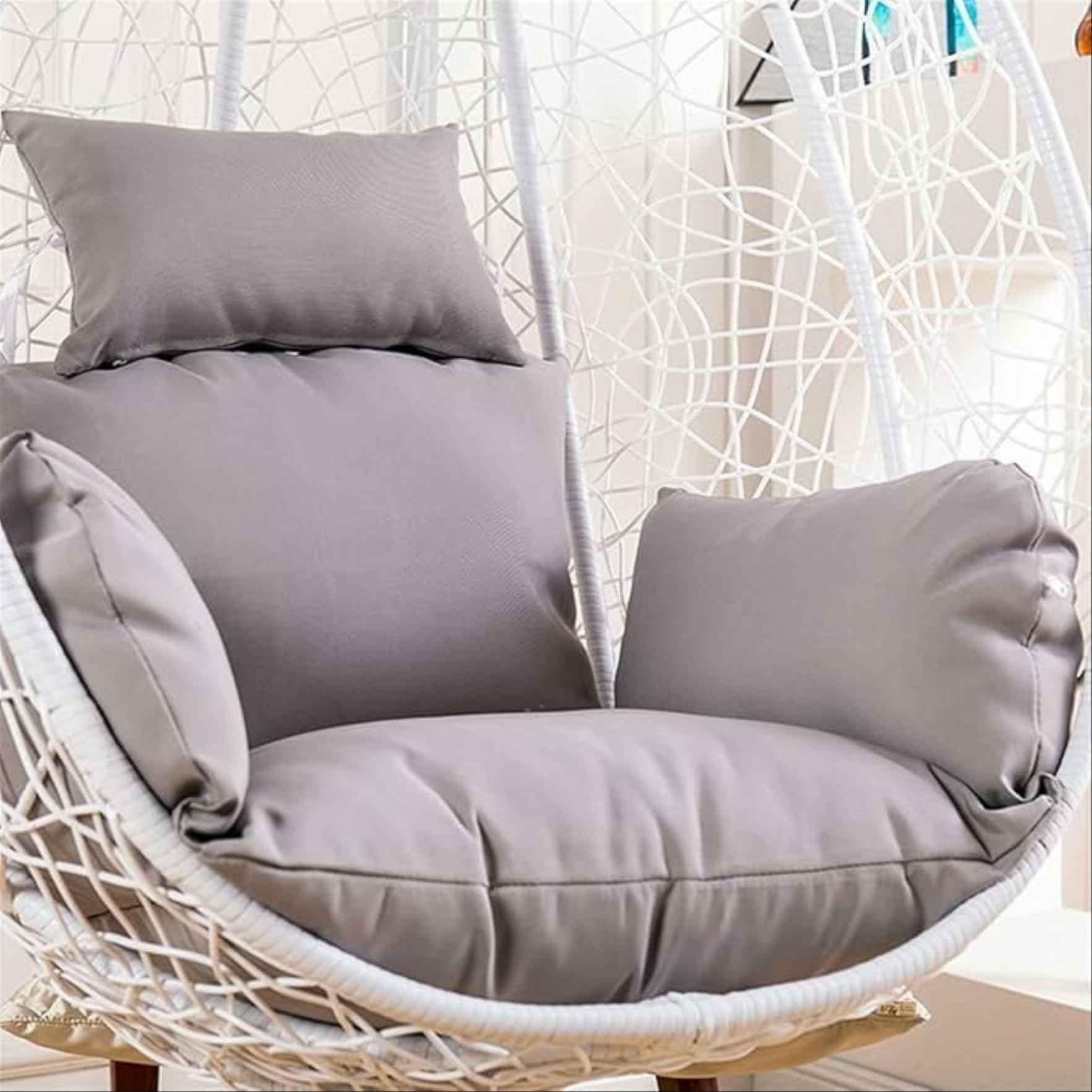 Earnmore Housse De Coussin De Chaise à œUfs Suspendue, ImperméAble, pour SièGe Unique, BalançOire, Chaise à œUfs, Housse De Coussin avec Fermeture éClair sans Rembourrage (Housse Uniquement)