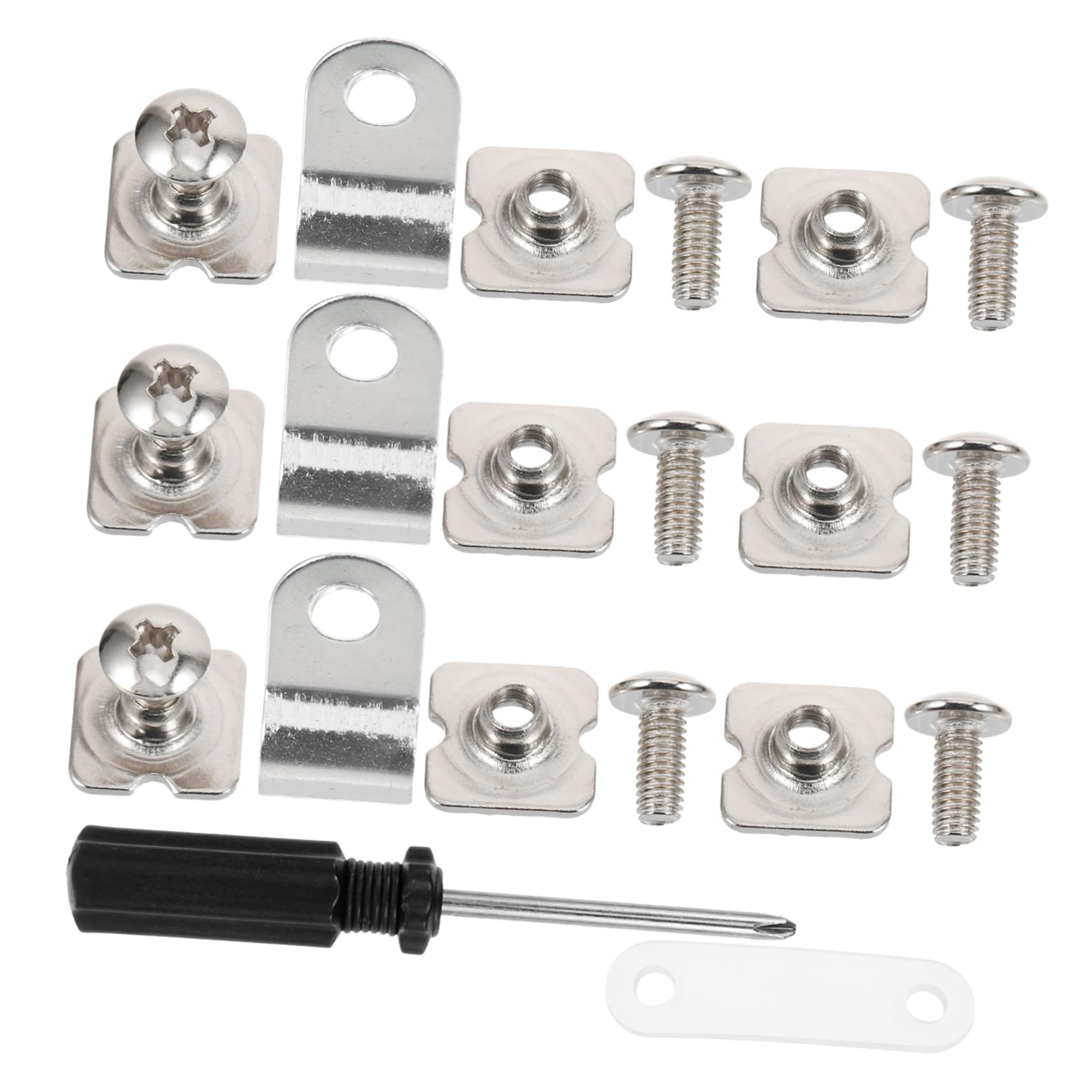 Parliky 1set Hockey Helmet Replacement Fastener Kit Helmet Repair Accessories for Ice Hockey Baseball Softball Ergonomic Design for Superior and Comfort