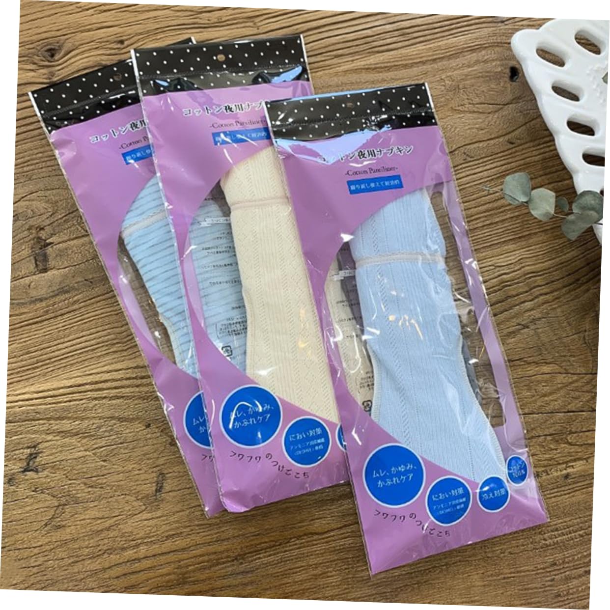 Beaupretty 3 Piezas compresas menstruales reutilizables toile almohadillas menstruales de algodon servilleta sanitaria almohadilla de algodón lavable almohadilla menstrual Almohadilla de tela