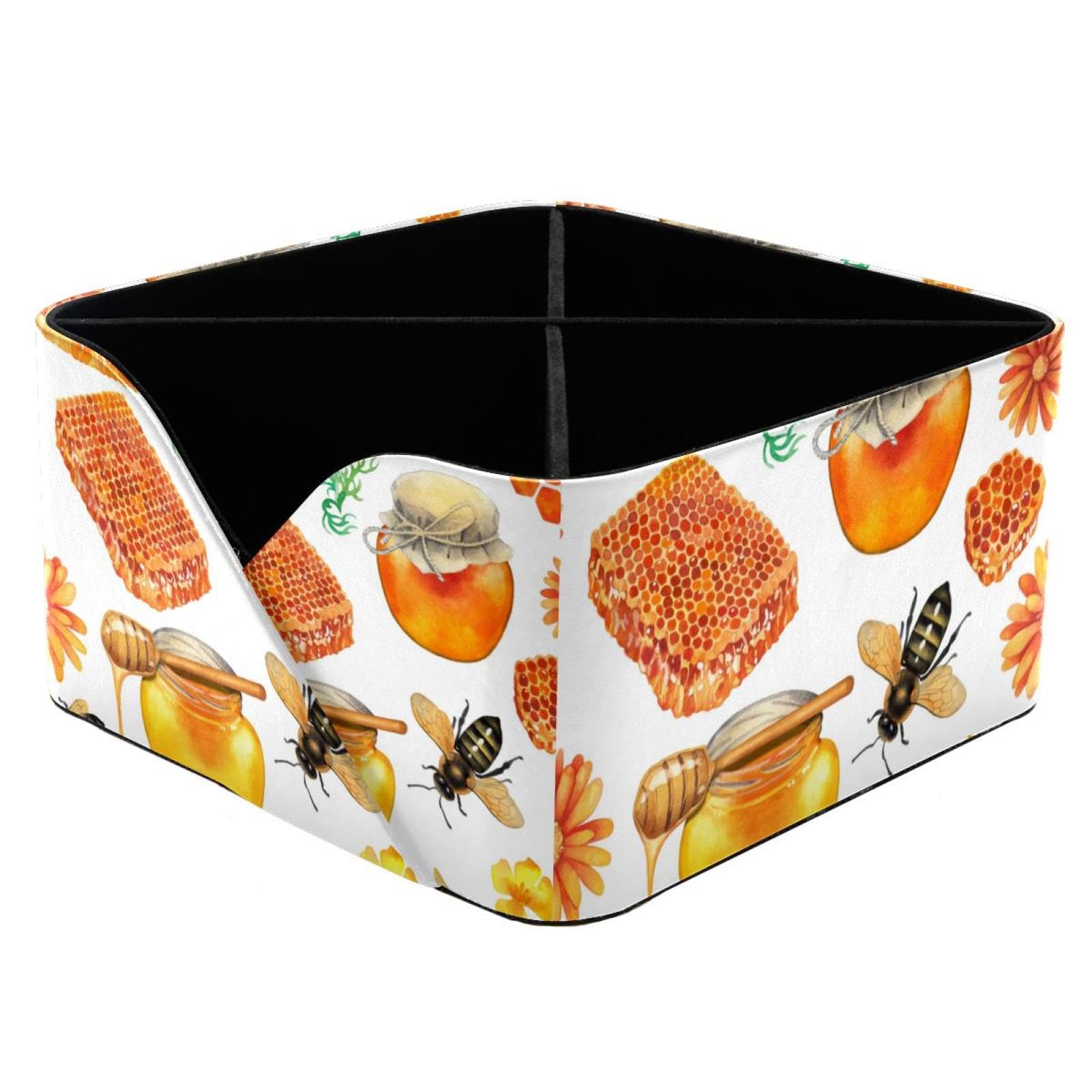 Organiseur de bureau nid d'abeille Honey Bees porte-crayons pot de rangement 4 zones