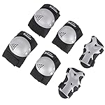 BOSONER Kids/Youth Knee Pads Elbow Pads Wrist Guards Set for 3-15 Years, Child Protective Gear Set for Multi-Sports Outdoor, Roller Skates, Cycling, BMX Bike, Skateboard, Inline Skating, Scooter