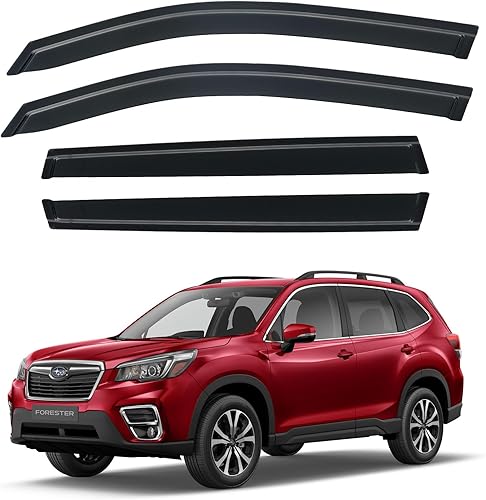 Miniatura 693 de Visores protectores de lluvia para ventana, deflectores de viento de canal exterior