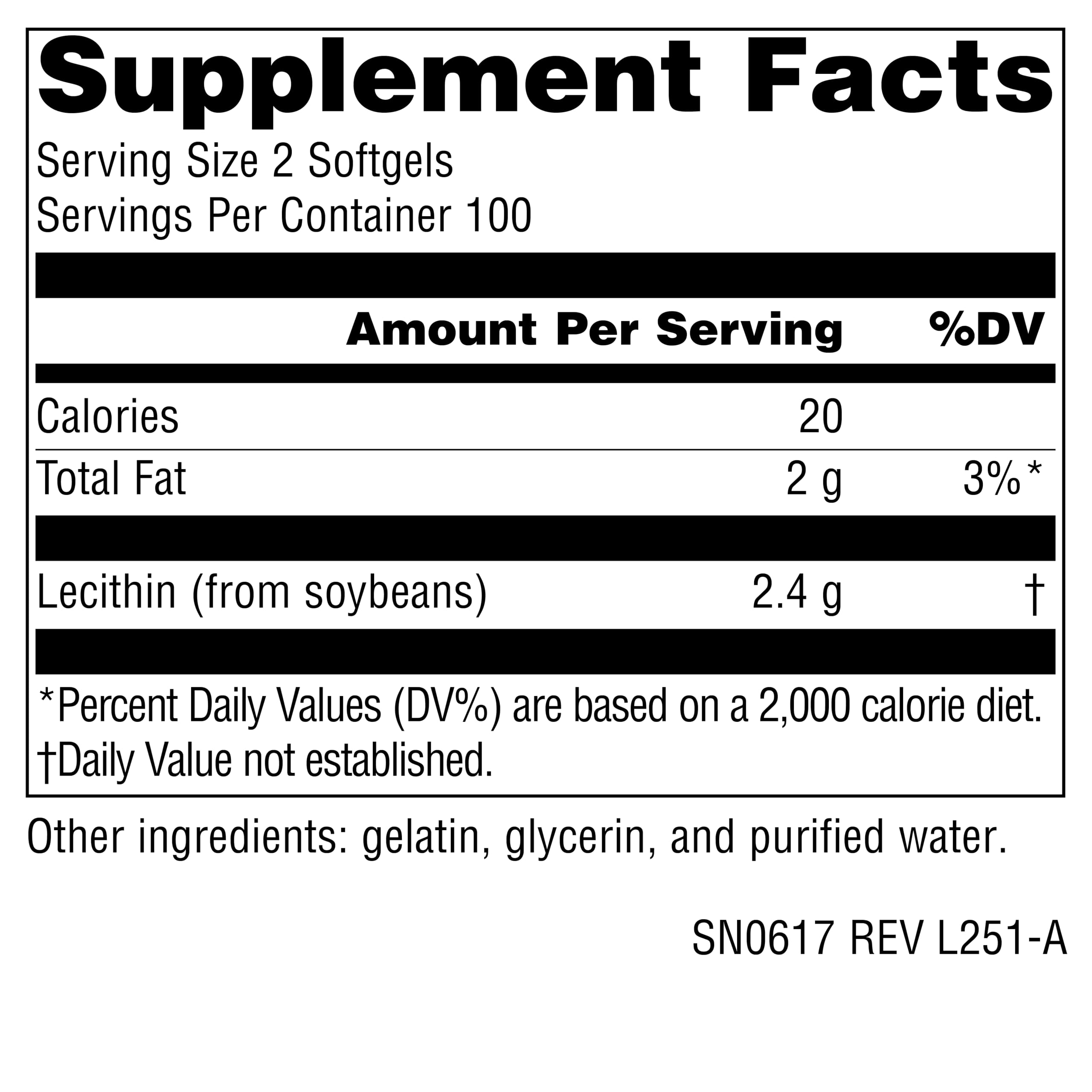 Source Naturals Lecithin, 1200 mg - 200 Softgels — Amazon image 2