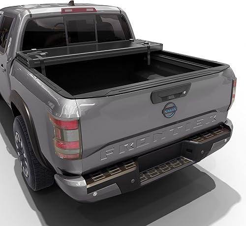 Miniatura 3 de Tutel Cubierta plegable rígida para caja de camioneta, compatible con Nissan Frontier 2005-2026 con caja de 5 pies (58.6 pulgadas) - TULH033