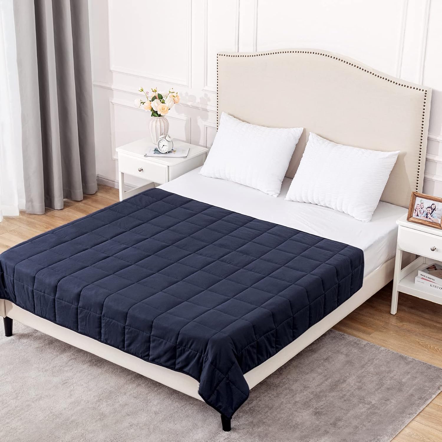 Flash Deals - 70% OFF King Size Weighted Blanket 20lbs 88X104 Soft Comfortable Breathable Cotton Heavy Blanket Washable with Glass Beads for Adult Man Woman Couples and King Queen Size Beds Black Friday - 80% OFF King Size Weighted Blanket 20lbs 88X104 Soft Comfortable Breathable Cotton Heavy Blanket Washable with Glass Beads for Adult Man Woman Couples and King Queen Size Beds