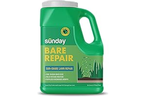 Bare Repair Sun and Shade Grass Seed - Spot Treatment For Hard To Grow Areas