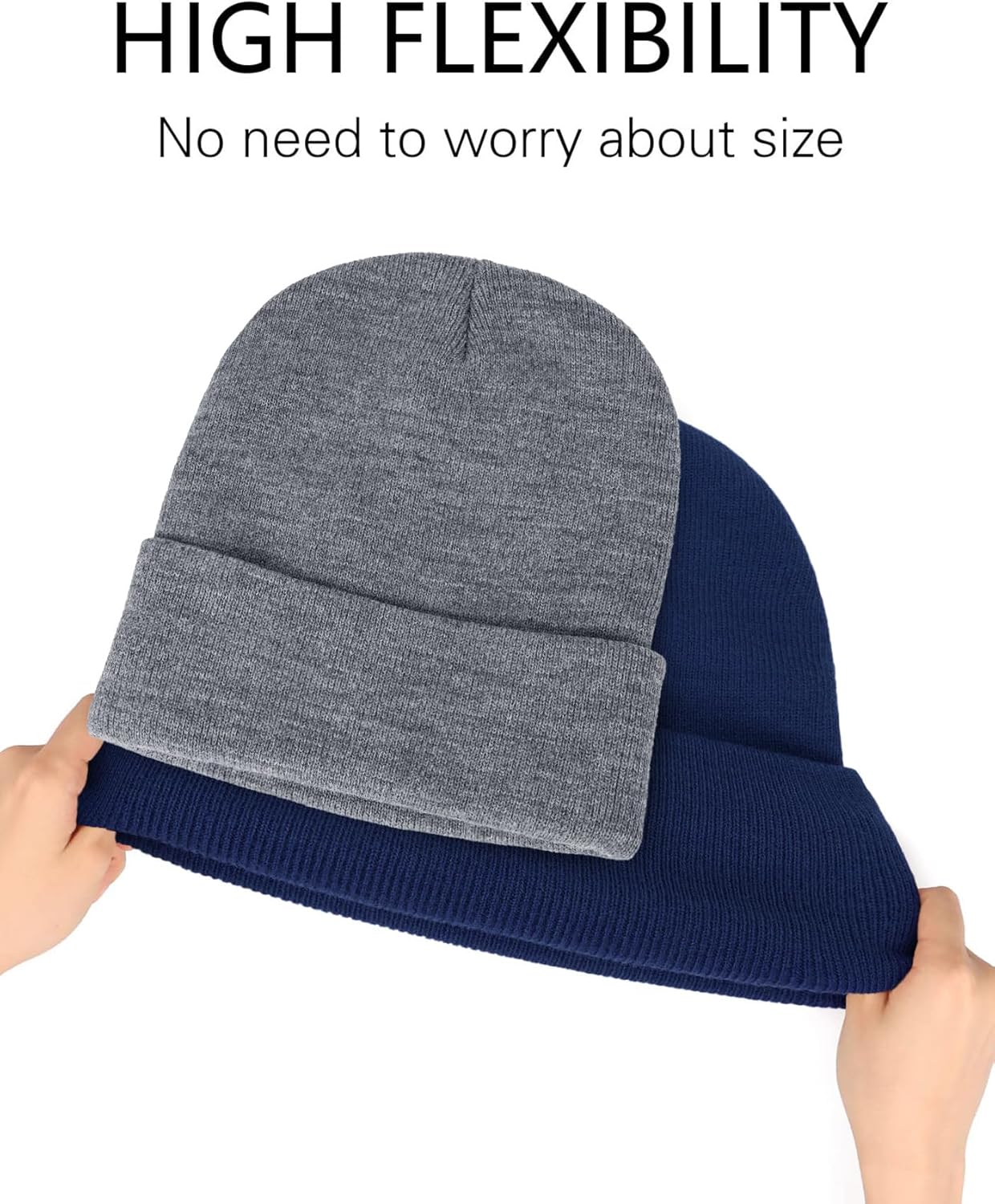 Bigfoot Beanie for Men - Sasquatch Hat Winter Knit Cuffed Beanie for Women - Bigfoot Gifts for Christmas & New Year - Image 6