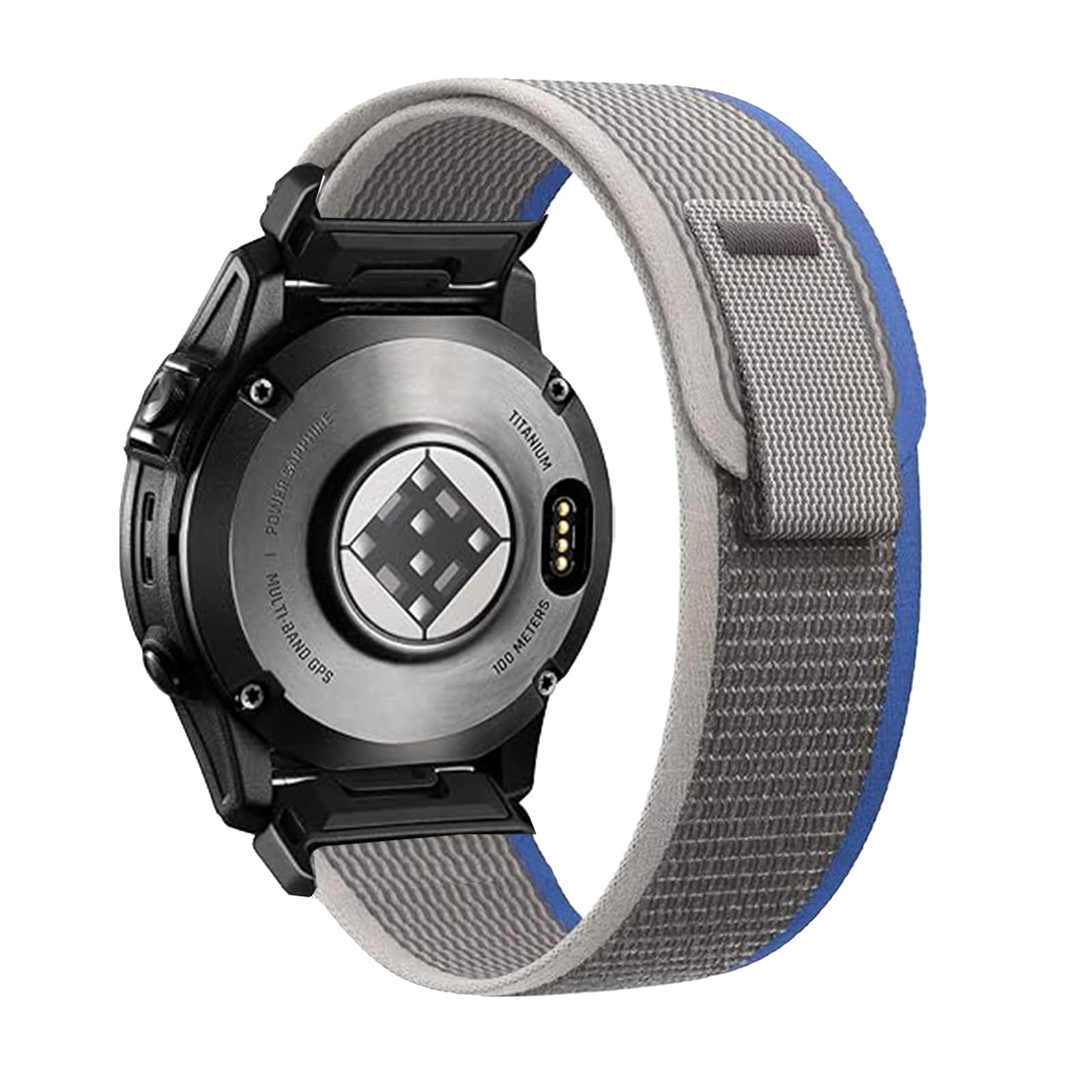 EKINGEEK 22mm Quickfit Watch Strap for Garmin Fenix 8 47mm, Fenix 7, Fenix 6, Fenix 5, Epix Pro Gen 2 47mm, Forerunner 970/965/955/945 – Soft Nylon Hook & Loop Replacement Strap — image 1