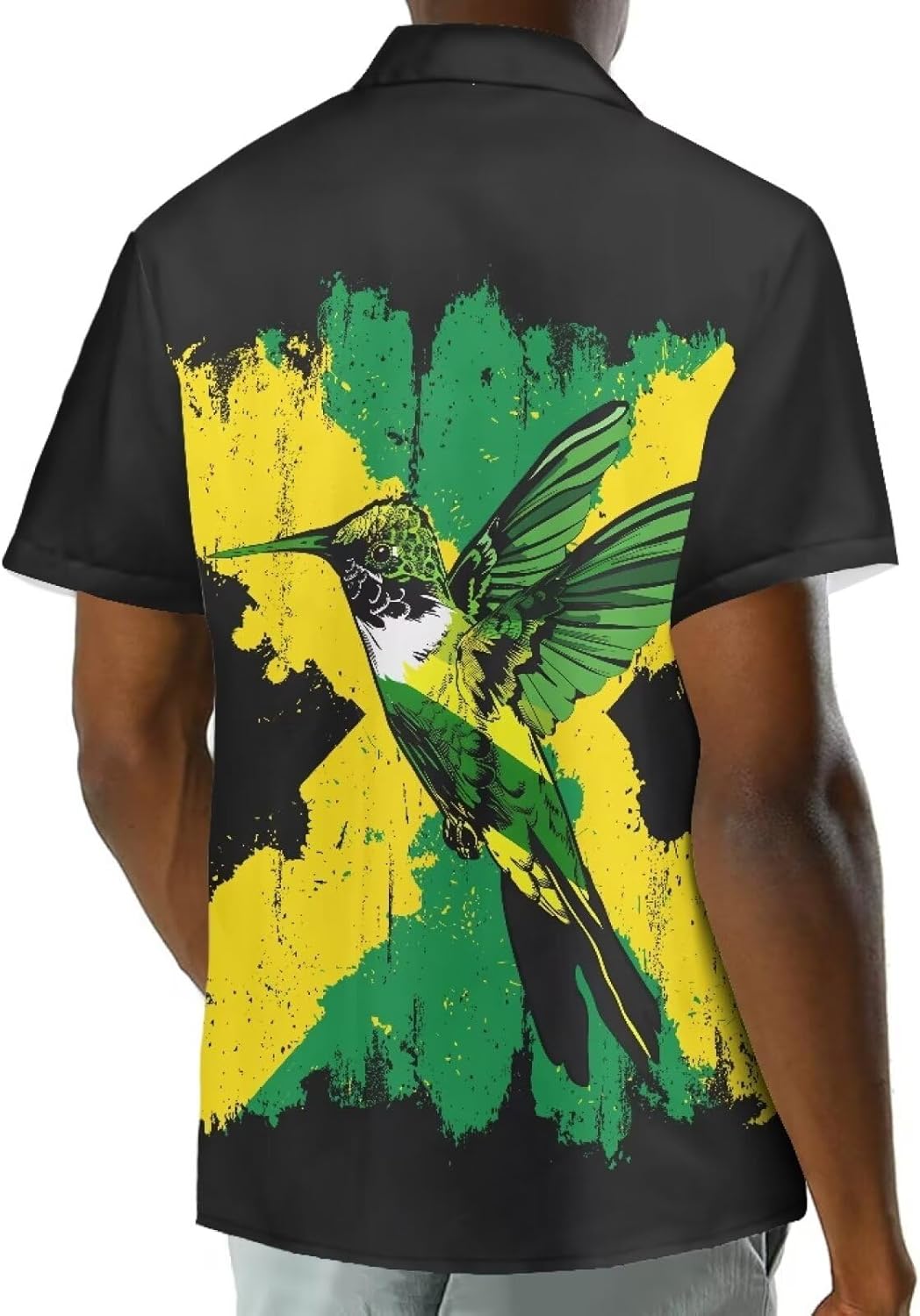Jamaican Couple Matching Jamaican Clothing Jamaica Flag Dresses & Man Shirt Jamaican Couple Dress for Men and Women