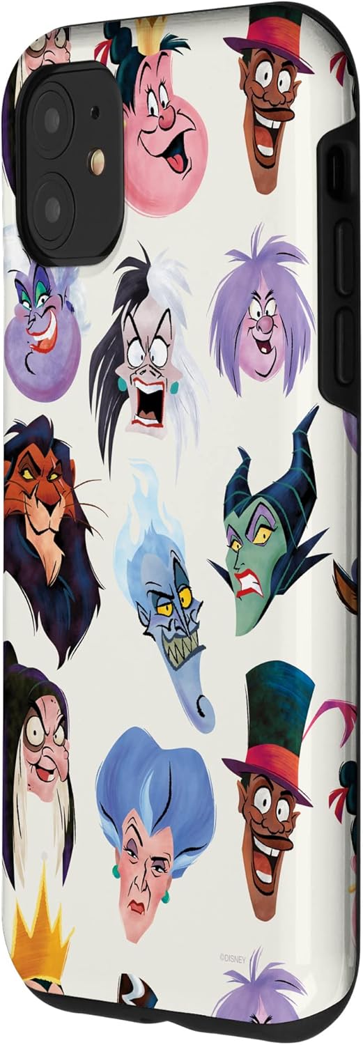 Disney Villains Vile Visages of Villainy Case for iPhone 11