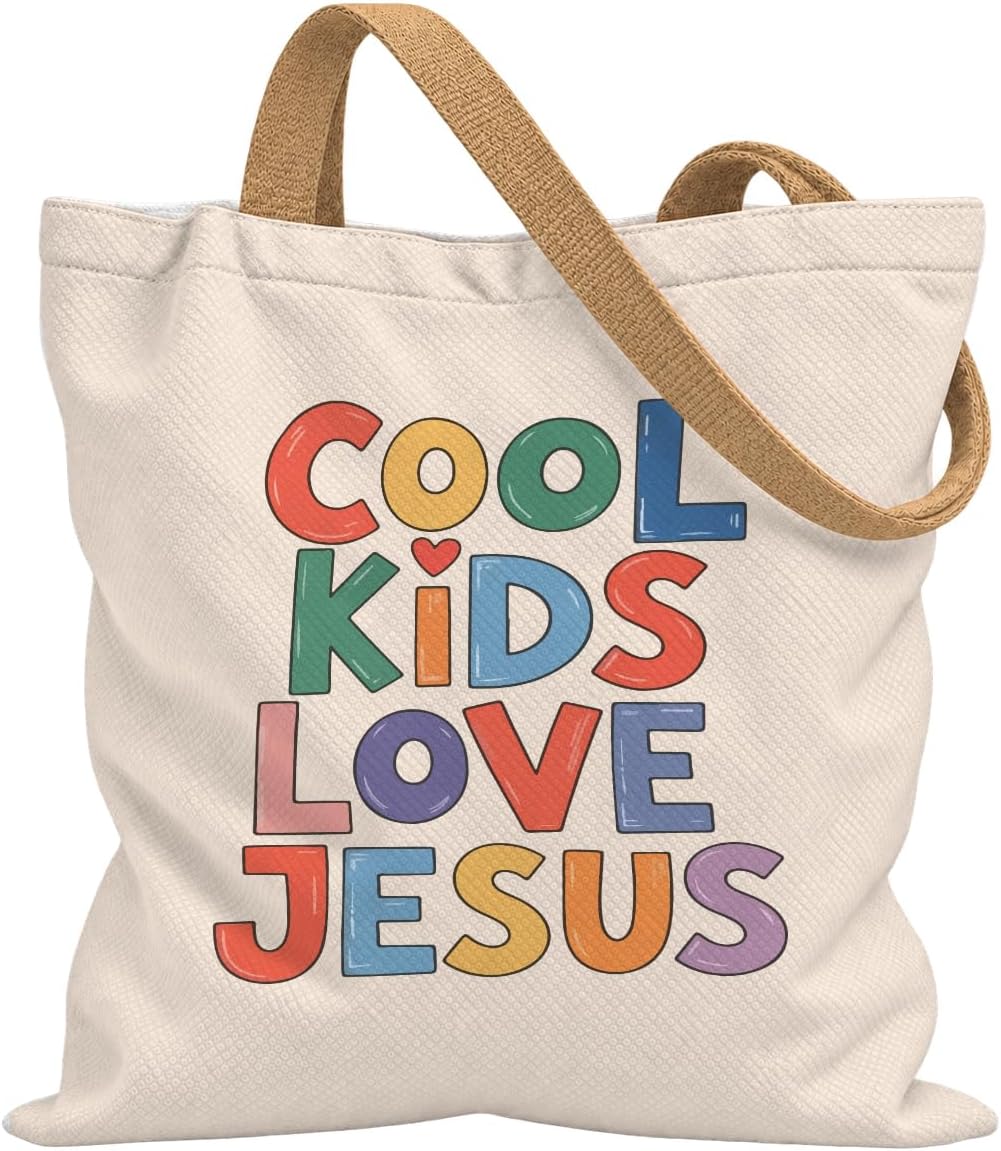 FORBIDDEN PAPER Christian Gifts for Women Canvas Bible Tote Bag for Church