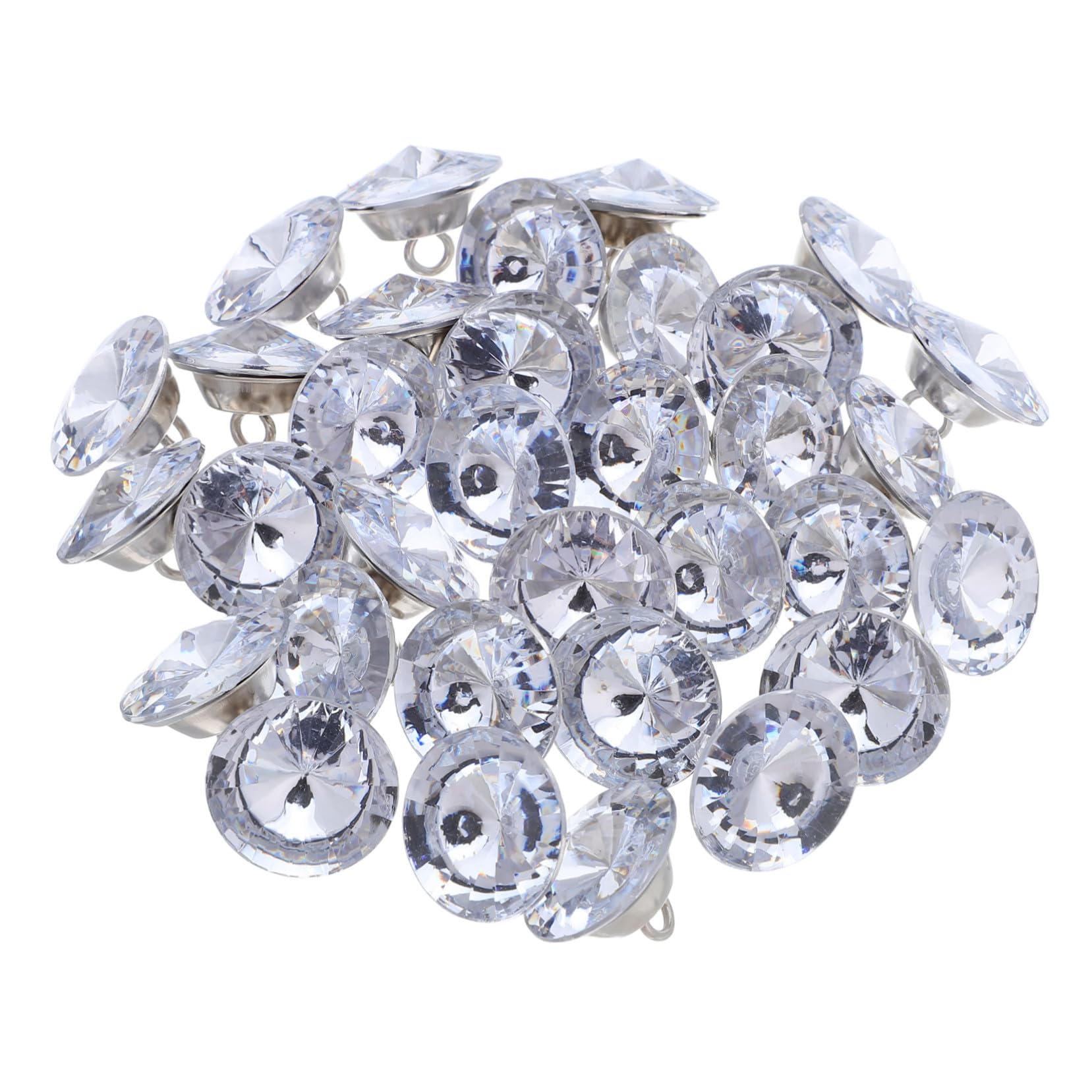 Boutons en cristal et strass transparents Veemoon mercerie couture et loisirs